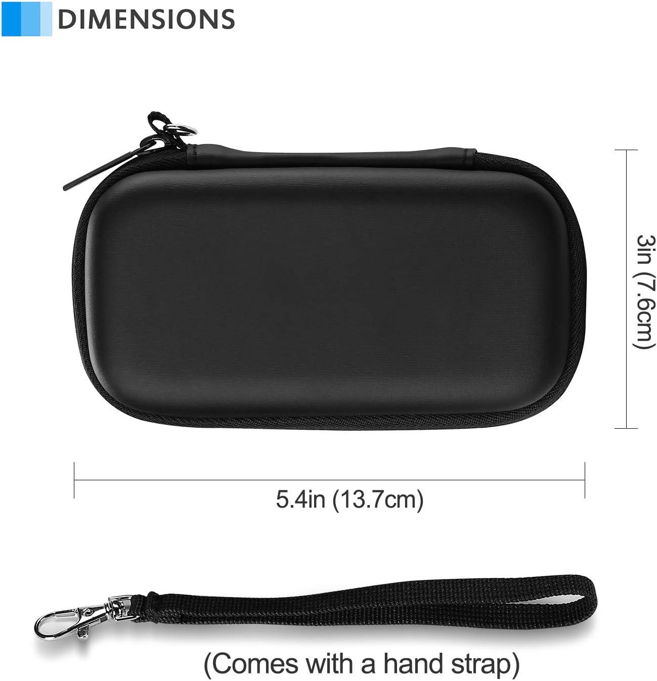 image:imageProCase Carrying Case for Crucial X8 Portable SSD 1TB 500GB Case Only Hard Drive EVA Travel Case for Crucial X8 1TB 500GB Portable External Solid State Drive Black