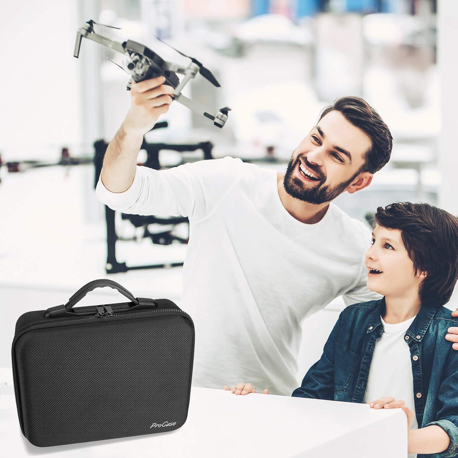 image:imageProCase Carrying Case for DJI Mini 2 DJI Mini 2 Fly More Combo and Accessories Hard Shockproof Storage Travel Case with Shoulder Strap