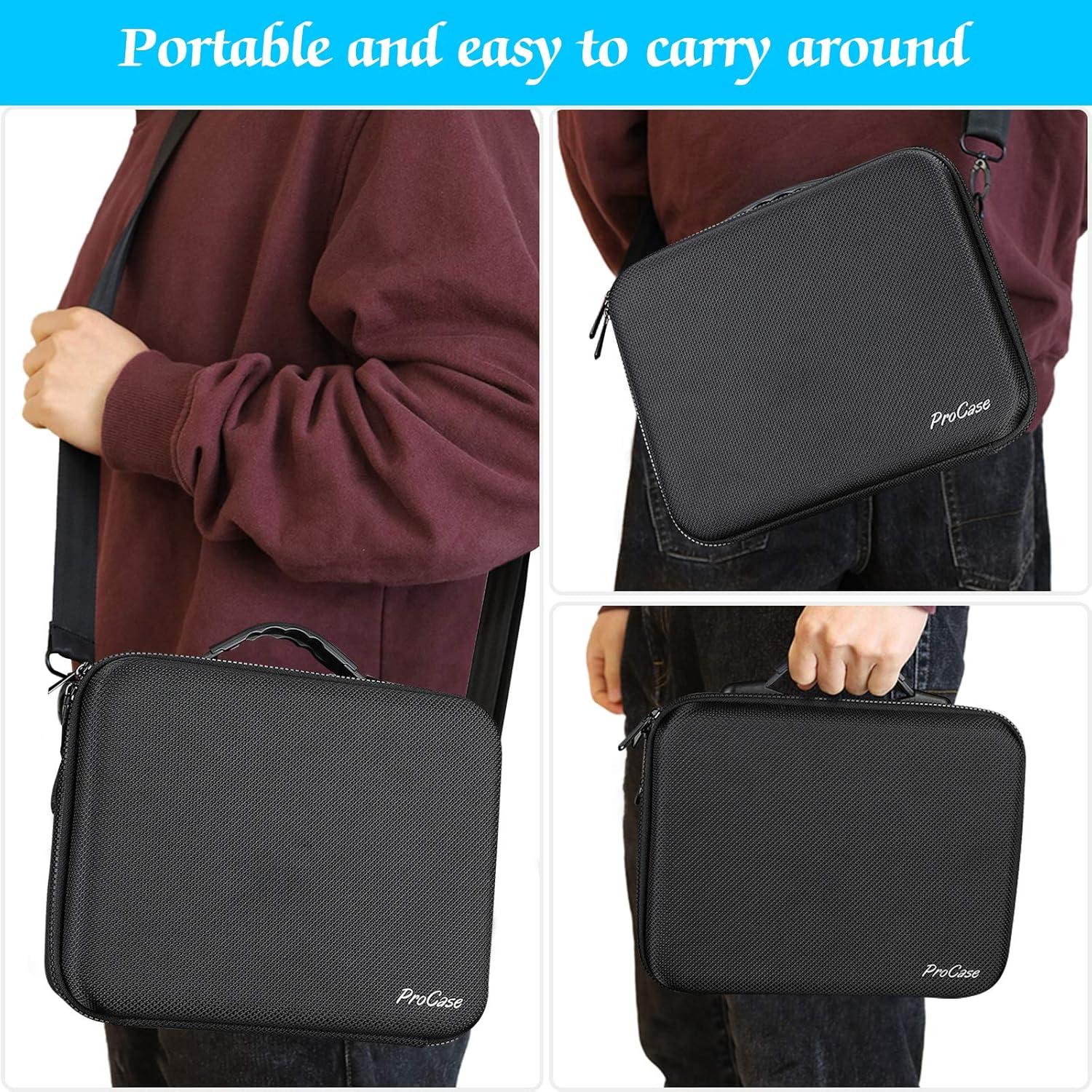 image:imageProCase Carrying Case for DJI Mini 2 DJI Mini 2 Fly More Combo and Accessories Hard Shockproof Storage Travel Case with Shoulder Strap