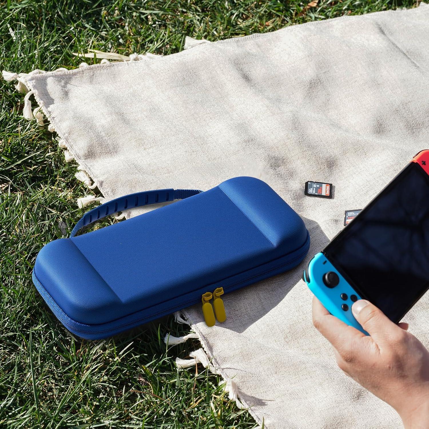 image:imageProCase Carrying Case for Nintendo Switch 2 2025 with 24 Game Card Slots Hard Portable Travel Case Storage Bag Protective Pouch for 2025 Nintendo Switch 2 Console amp Accessories RedBlue Standard Size