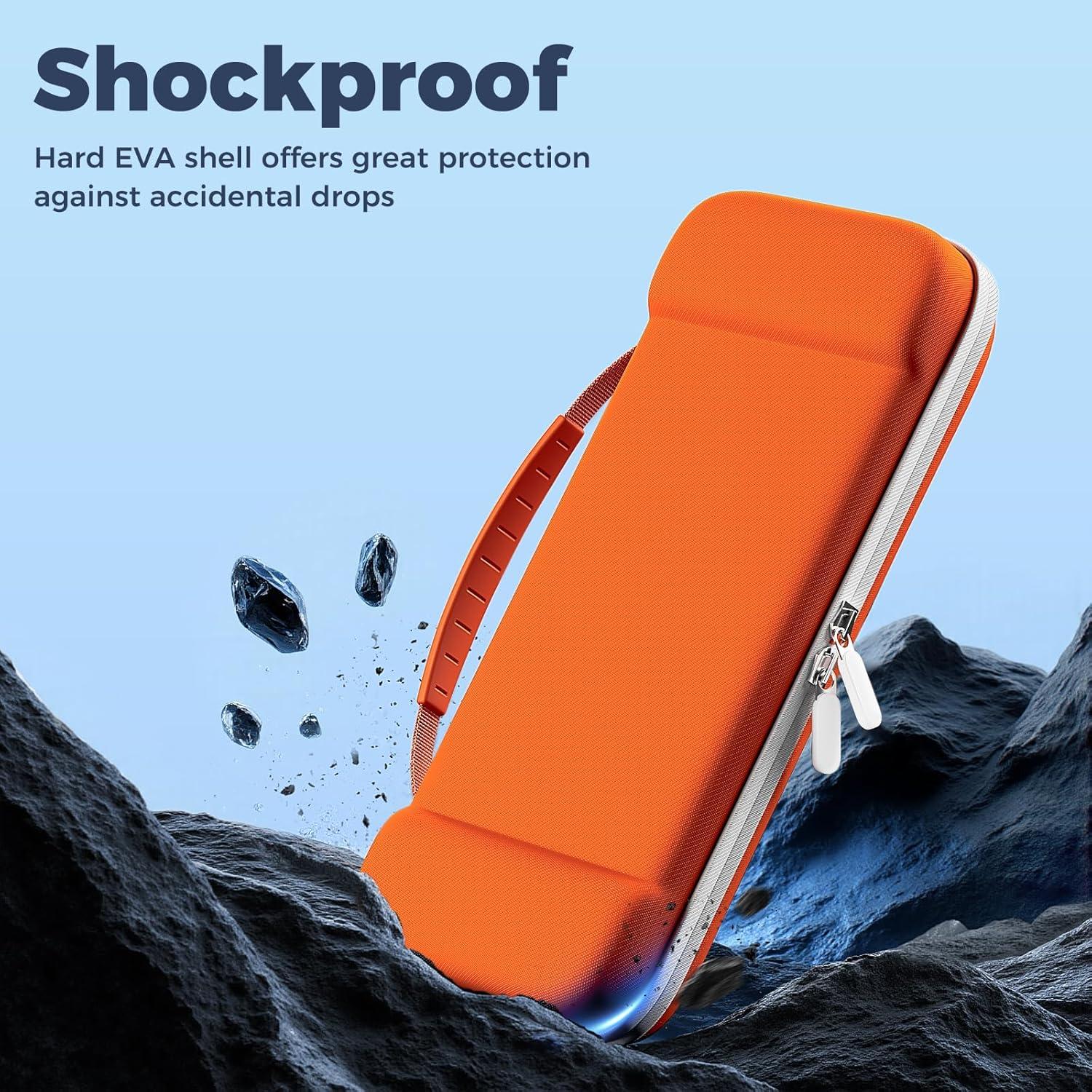 image:imageProCase Carrying Case for Nintendo Switch 2 2025 with 24 Game Card Slots Hard Portable Travel Case Storage Bag Protective Pouch for 2025 Nintendo Switch 2 Console amp Accessories RedOrange Standard Size