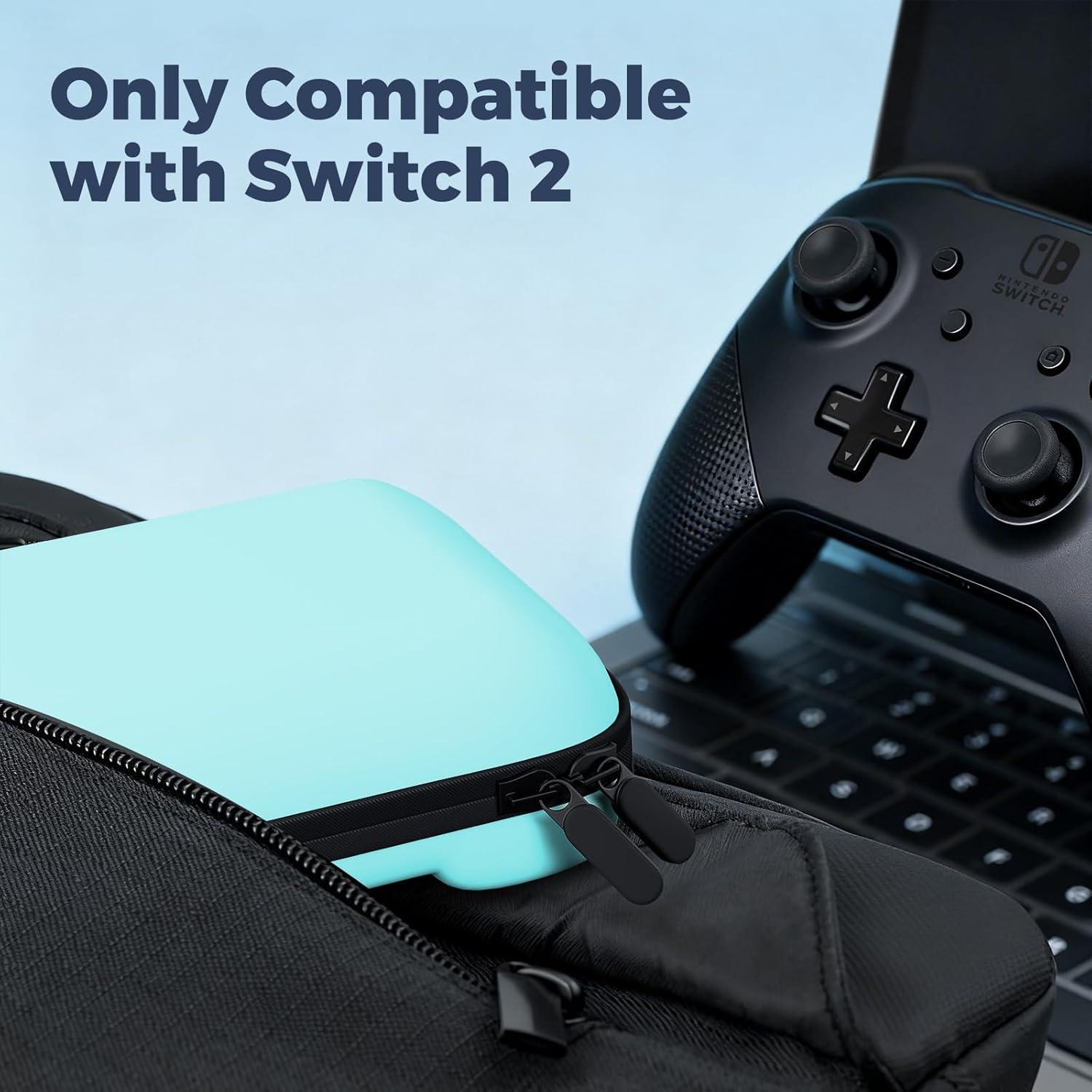 image:imageProCase Carrying Case for Nintendo Switch 2 2025 with 24 Game Card Slots Hard Portable Travel Case Storage Bag Protective Pouch for 2025 Nintendo Switch 2 Console amp Accessories RedMatcha Standard Size