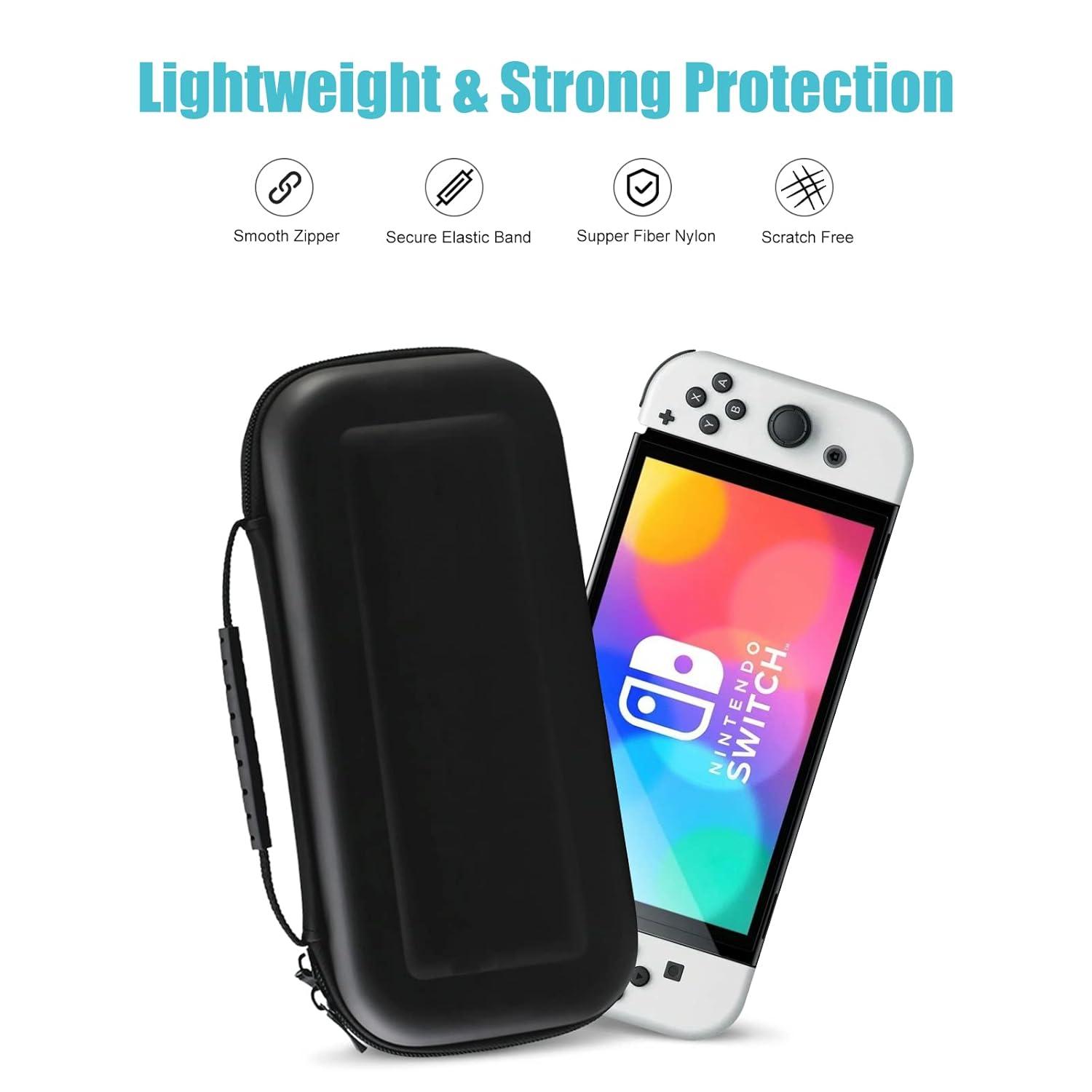 image:imageProCase Carrying Case for Nintendo Switch 2 2025 with 24 Game Card Slots Hard Portable Travel Case Storage Bag Protective Pouch for 2025 Nintendo Switch 2 Console amp Accessories RedBlack Standard Size