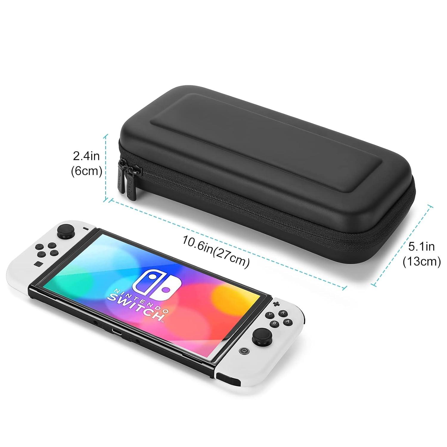 image:imageProCase Carrying Case for Nintendo Switch 2 2025 with 24 Game Card Slots Hard Portable Travel Case Storage Bag Protective Pouch for 2025 Nintendo Switch 2 Console amp Accessories RedBlack Standard Size
