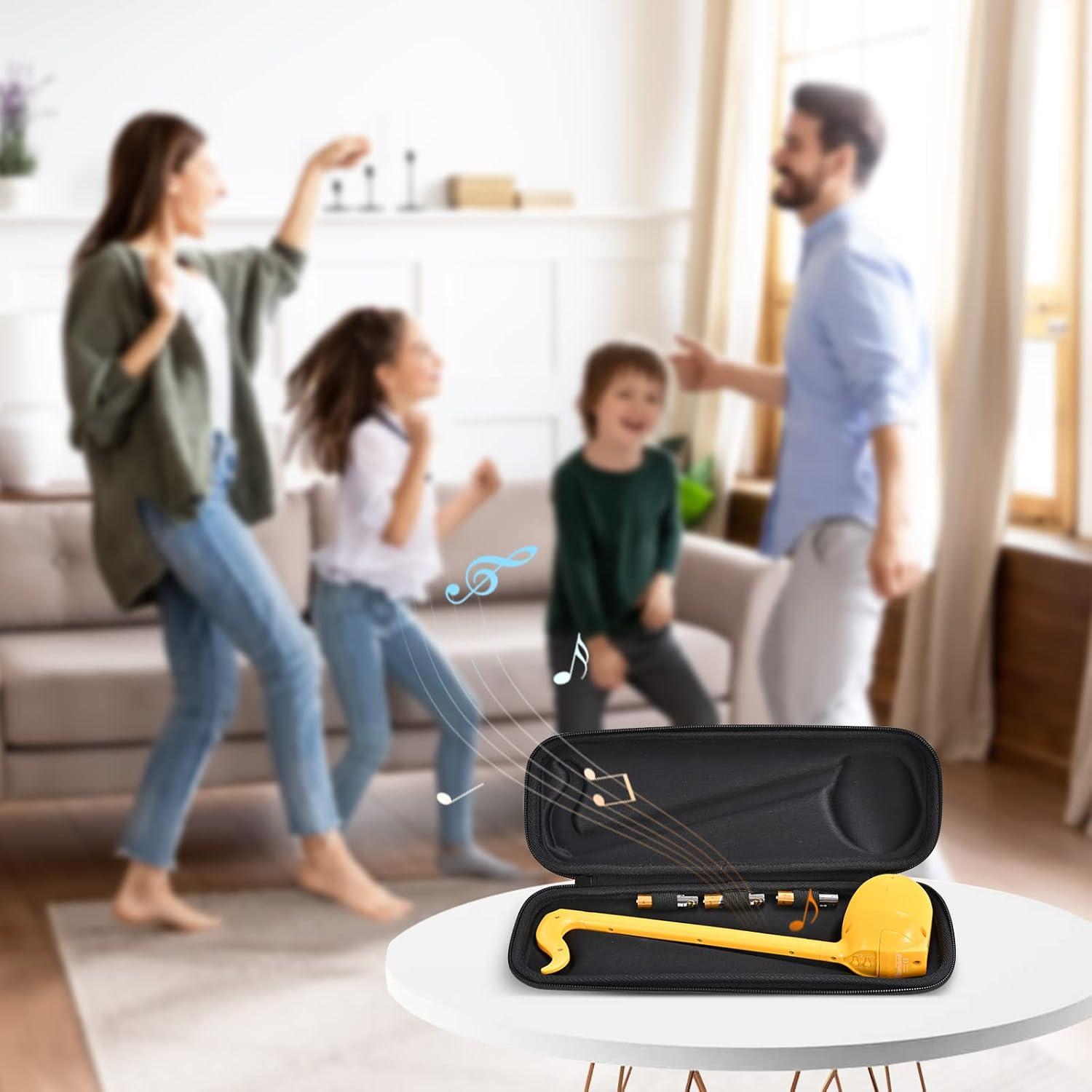 image:imageProCase Carrying Case for Otamatone Japanese Electronic Musical Instrument Portable Synthesizer Storage Organizer Holder for Kids Child Regular Size Instrument Music Toy Accessories Black
