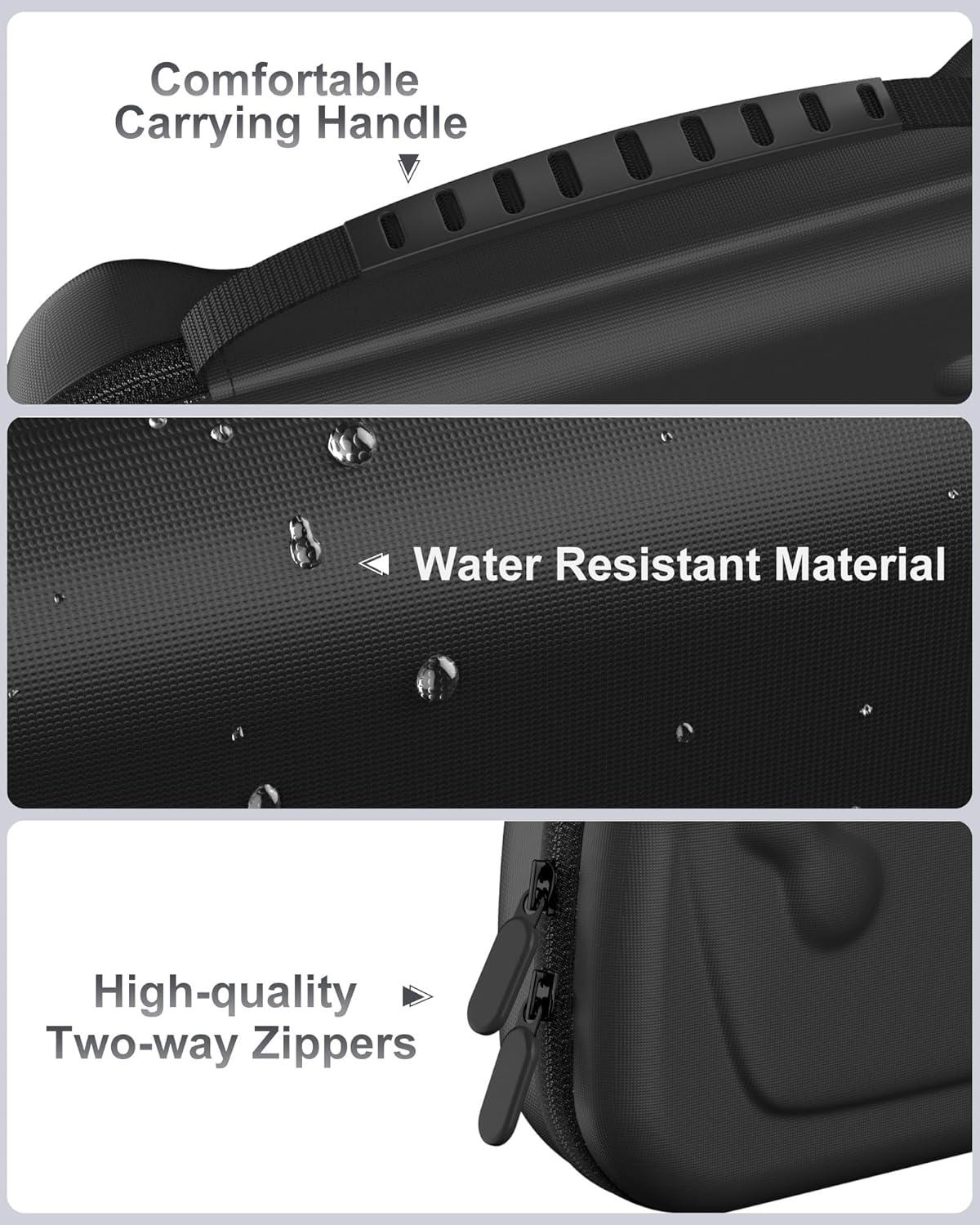 image:imageProCase Carrying Case for Rog Xbox Ally Rog Xbox Ally X 2025 Portable EVA Travel Storage Pouch Protective Hard Shell for Handheld Console amp Accessories WhiteBlack