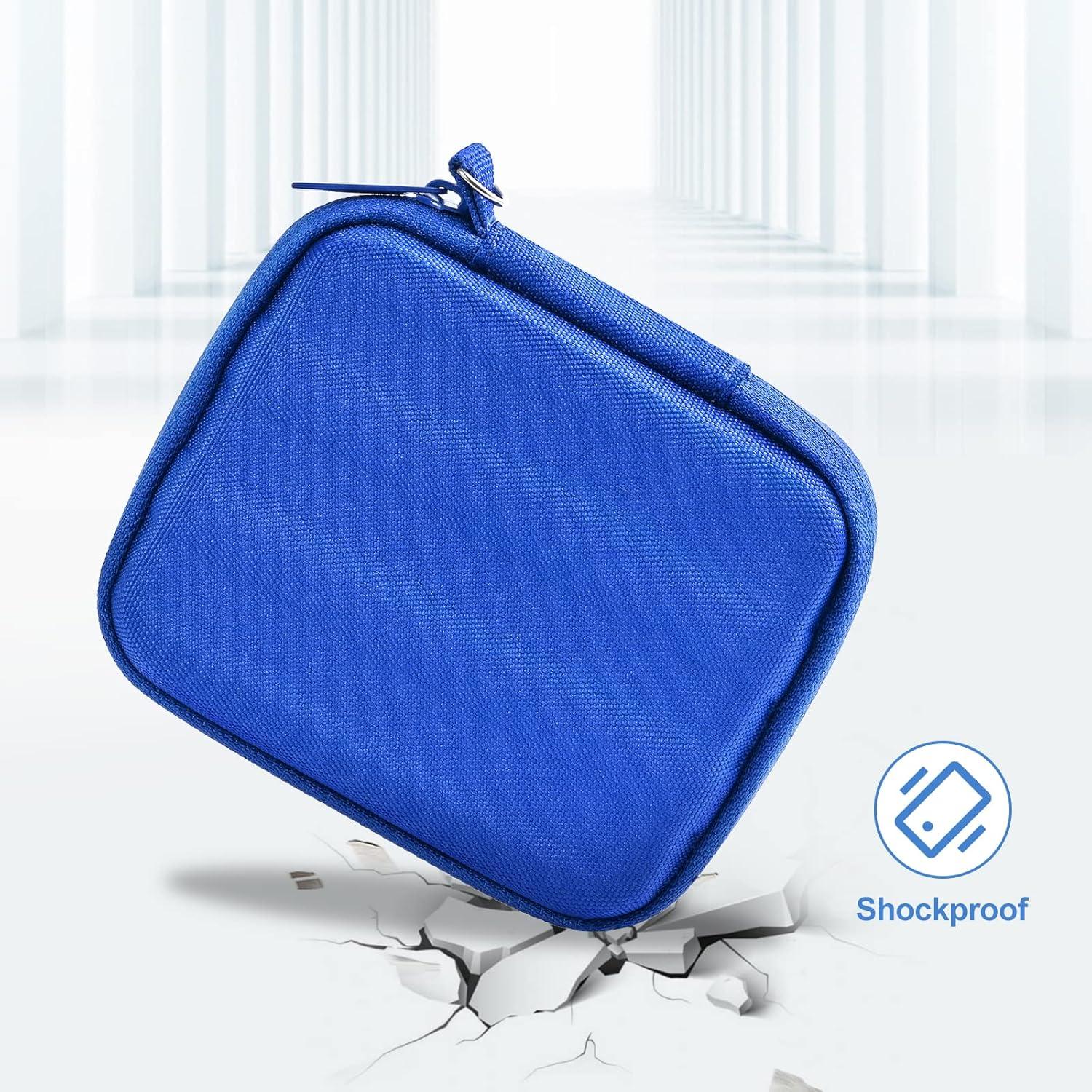 image:imageProCase Carrying Case for Samsung T7 Shield External SSD with 2 Cable Ties Hard EVA Shockproof Storage Travel Organizer for T7 Shield Portable Solid State Drive USB 32 1TB 2TB BlackBlue