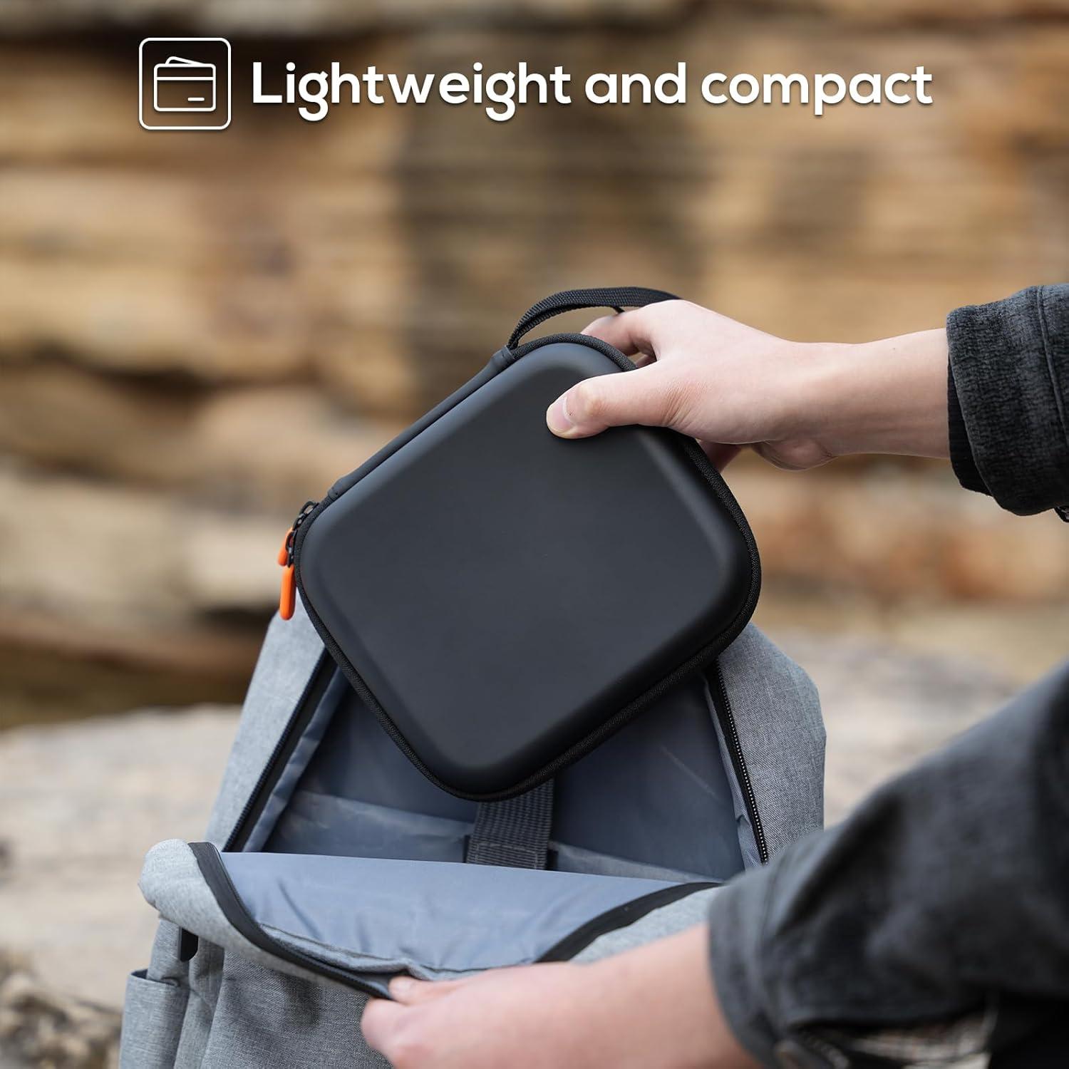 image:imageProCase DJI Neo Carrying Case Portable Travel Hard Shell Shockproof Cover for DJI Neo Drone Case Only OrangeblackOrangeblack
