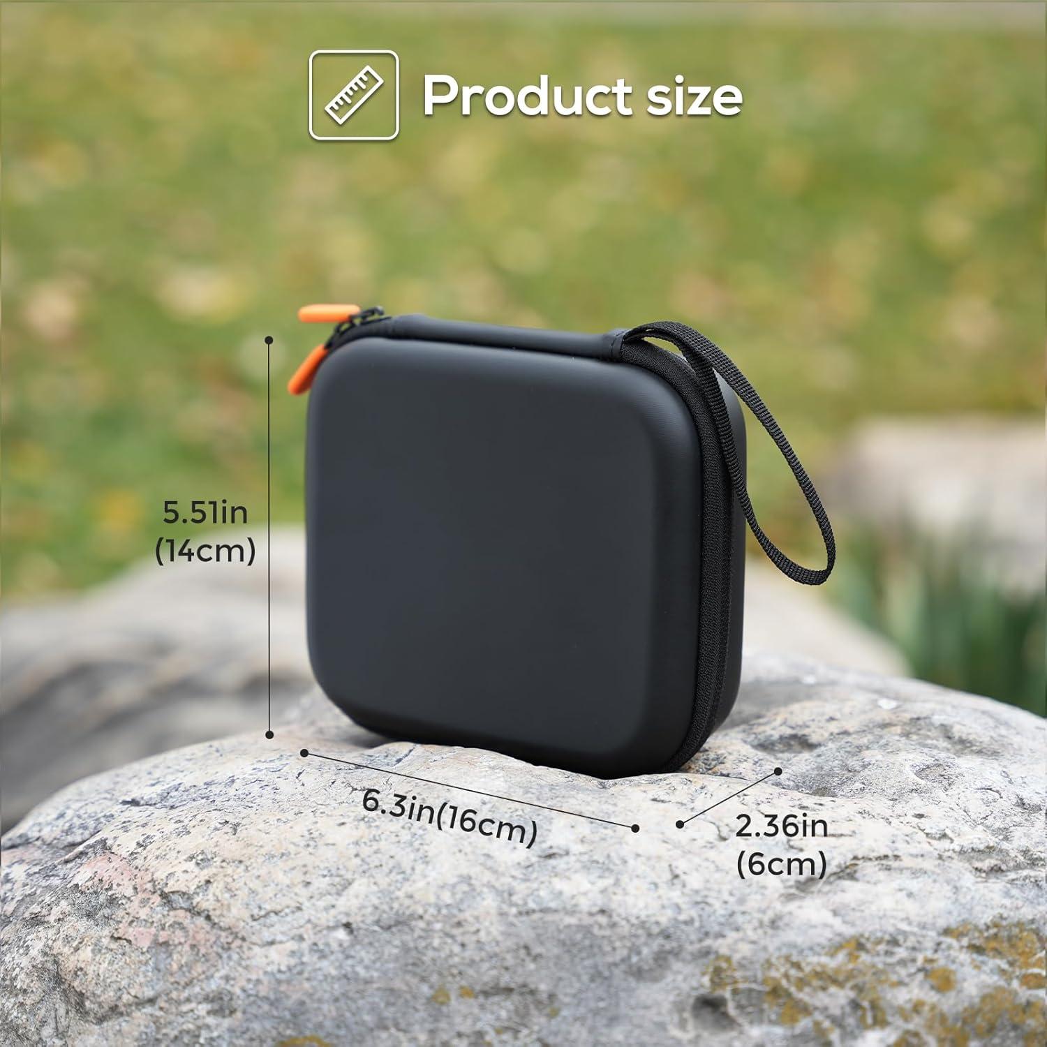 image:imageProCase DJI Neo Carrying Case Portable Travel Hard Shell Shockproof Cover for DJI Neo Drone Case Only OrangeblackOrangeblack