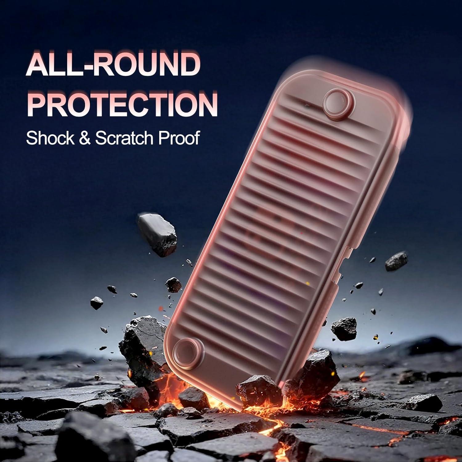 image:imageProCase Dockable Grip Case for Switch 2 Screen Protective PC Front Cover with Foldable Handheld Controller Design Slim Shockproof Hard Shell Fit for 2025 Switch 2 amp Kickstand BlackLightpink