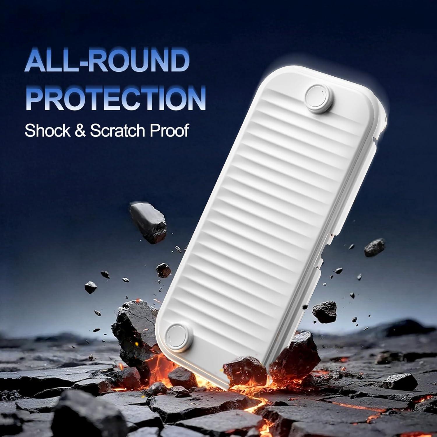 image:imageProCase Dockable Grip Case for Switch 2 Screen Protective PC Front Cover with Foldable Handheld Controller Design Slim Shockproof Hard Shell Fit for 2025 Switch 2 amp Kickstand BlackWhite