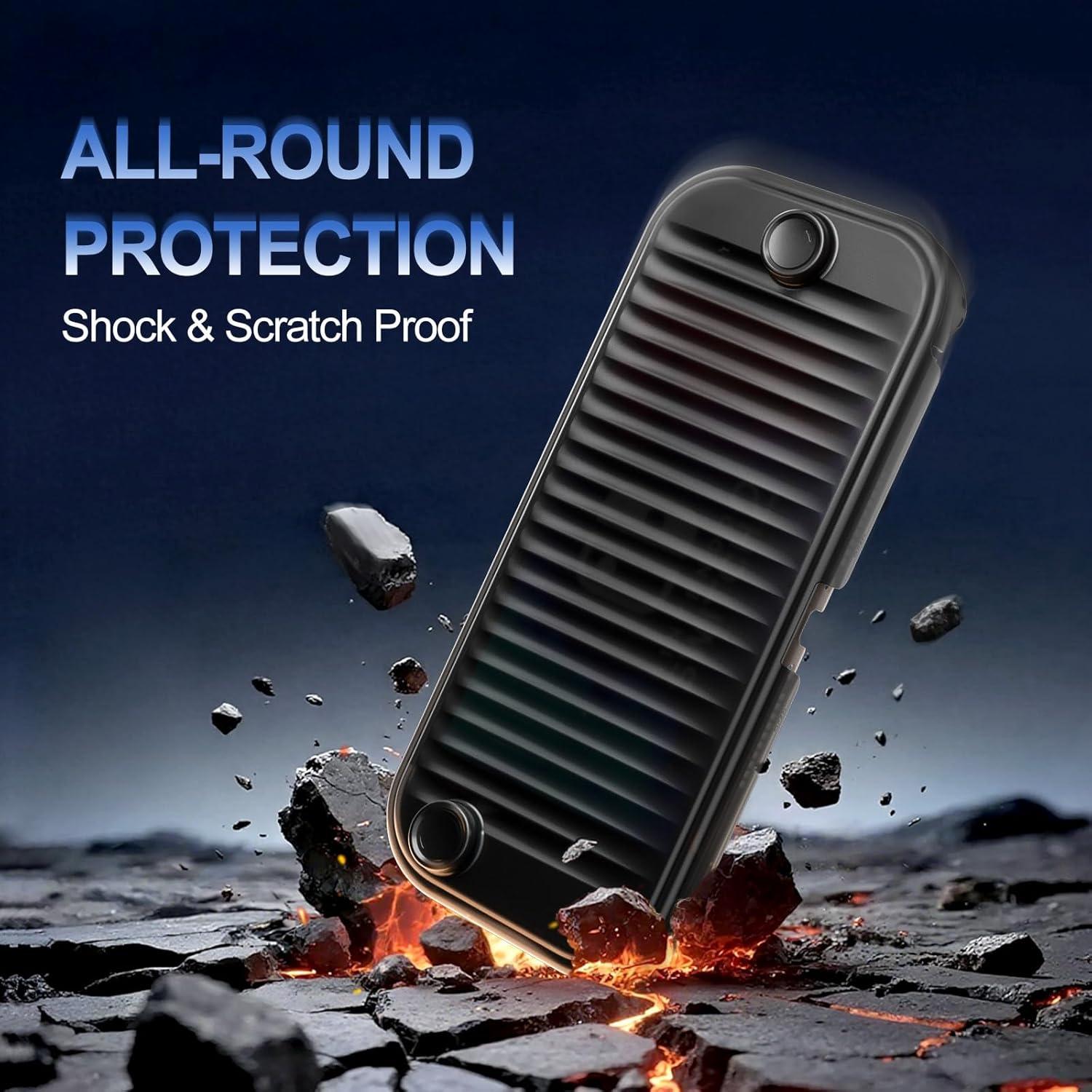 image:imageProCase Dockable Grip Case for Switch 2 Screen Protective PC Front Cover with Foldable Handheld Controller Design Slim Shockproof Hard Shell Fit for 2025 Switch 2 amp Kickstand BlackBlack