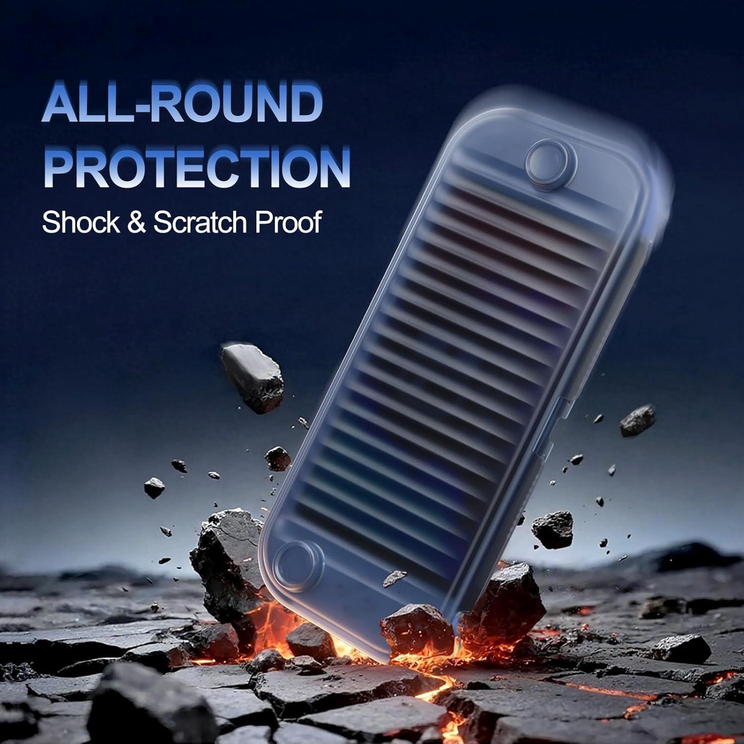 image:imageProCase Dockable Grip Case for Switch 2 Screen Protective PC Front Cover with Foldable Handheld Controller Design Slim Shockproof Hard Shell Fit for 2025 Switch 2 amp Kickstand BlackNavy