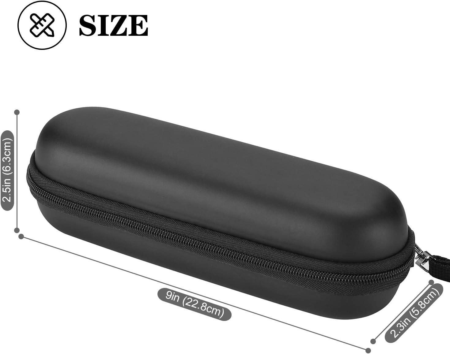 image:imageProCase Electric Toothbrush Hard Travel Case Compatible with OralB Pro 1000 8000 Sonicare 1100 5100 6100 Carrying Bag Carrier for Battery Power Rechargeable Toothbrush Case Only BlackBlack