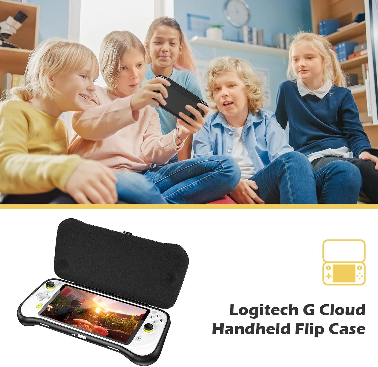 image:imageProCase Flip Case for Logitech G Cloud Handheld with Front Cover Upgraded Protective Case for Logitech G Cloud Gaming Case with Magnetically Detachable Front Hard Shell Black