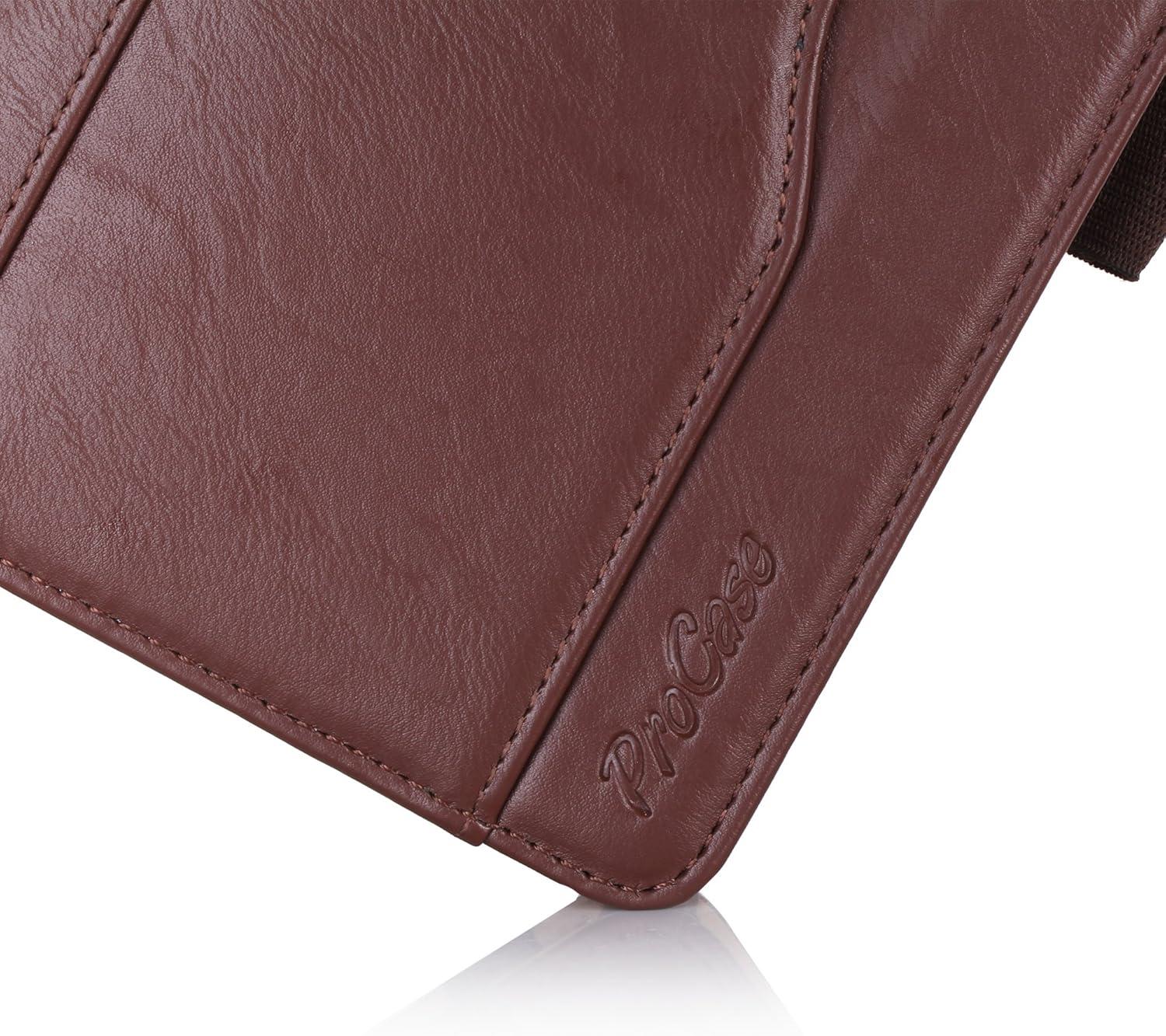image:imageProCase Galaxy Tab E Lite 70 CaseTab 3 Lite 7 Case Stand Folio Case Cover for Galaxy Tab E Lite 7inch TabletTab 3 Lite 7 with Multiple Viewing Angles Document Card Pocket Brown