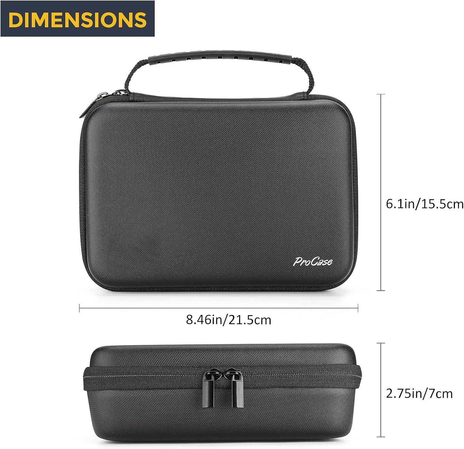 image:imageProCase Hard Carrying Case Compatible for Norelco Multigroom Series 7000 MG775049 MG7770 MG7790 MG779140 Mens Electric Trimmer Shaver and Attachments Black