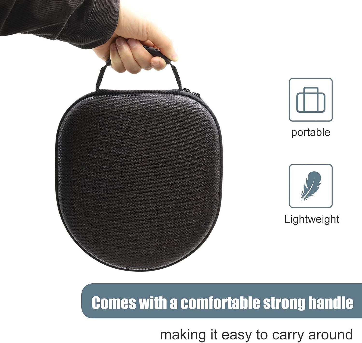 image:imageProCase Hard Case for Sony WHCH720N WHCH710N WHCH520 WHCH510 WH1000XM5 WH1000XM4 WHXB910N Bose 700 Noise Cancelling Wireless Headphones Travel Carrying Bag with 2 Dust Covers NavyBlack