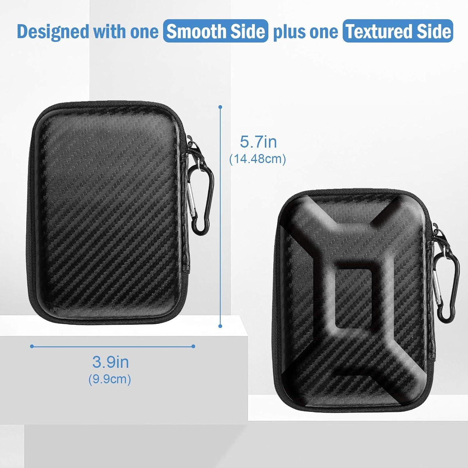 image:imageProCase Hard Drive Case for Canvio Basics Western Digital WD Elements My Passport Seagate Portable Backup Plus Slim 1TB 2TB 3TB 4TB USB 30 25 Samsung T9 Portable External Hard Drive Case RedTwill