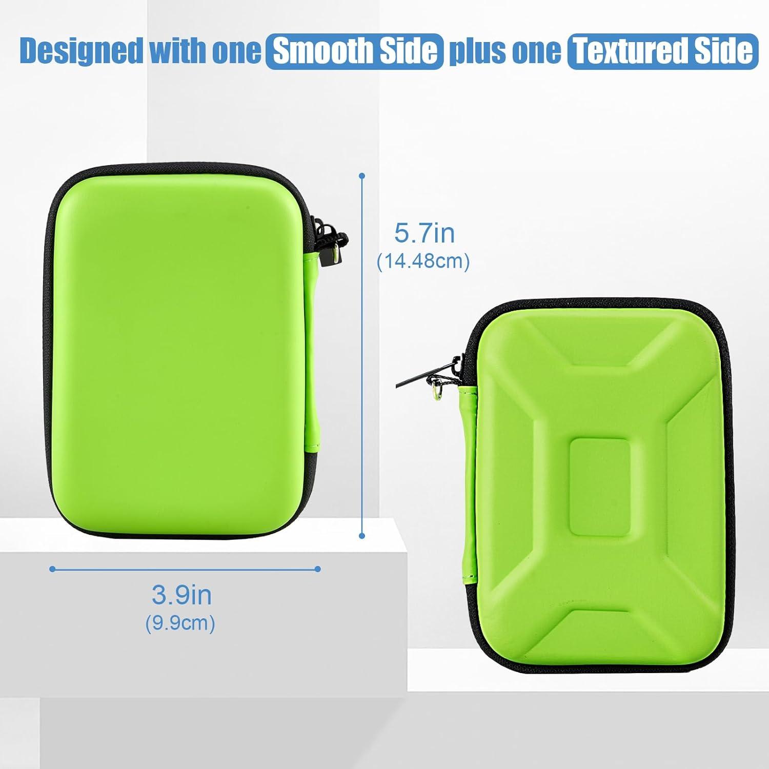 image:imageProCase Hard Drive Case for Canvio Basics Western Digital WD Elements My Passport Seagate Portable Backup Plus Slim 1TB 2TB 3TB 4TB USB 30 25 Samsung T9 Portable External Hard Drive Case RedGreen