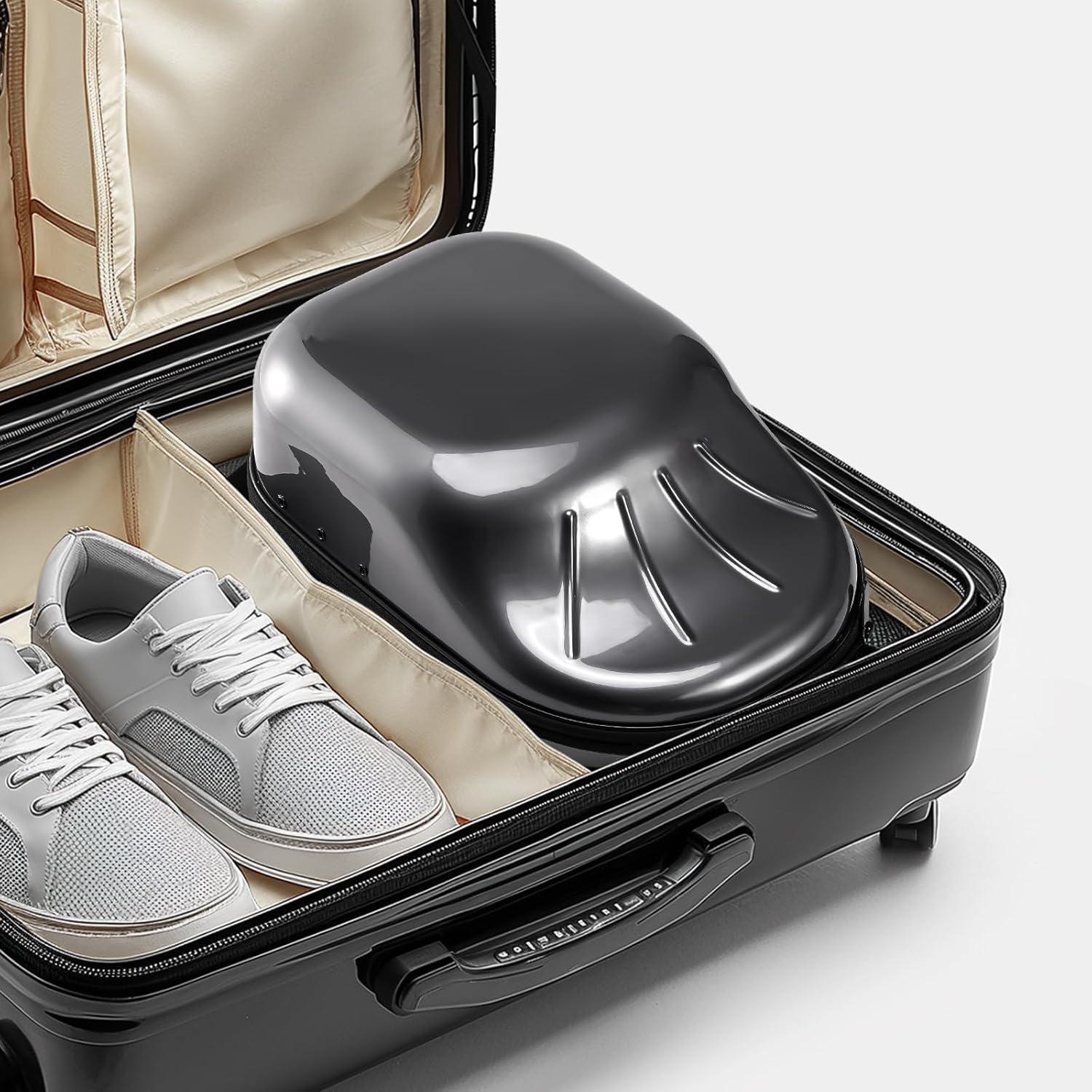 image:imageProCase Hard Hat Travel Case for Baseball Caps NoCrush Case Holds Up to 78 Hats Adjustable Interior with Shoulder Strap for Travel Hat Organizer Ball Caps Holder BlackGrey