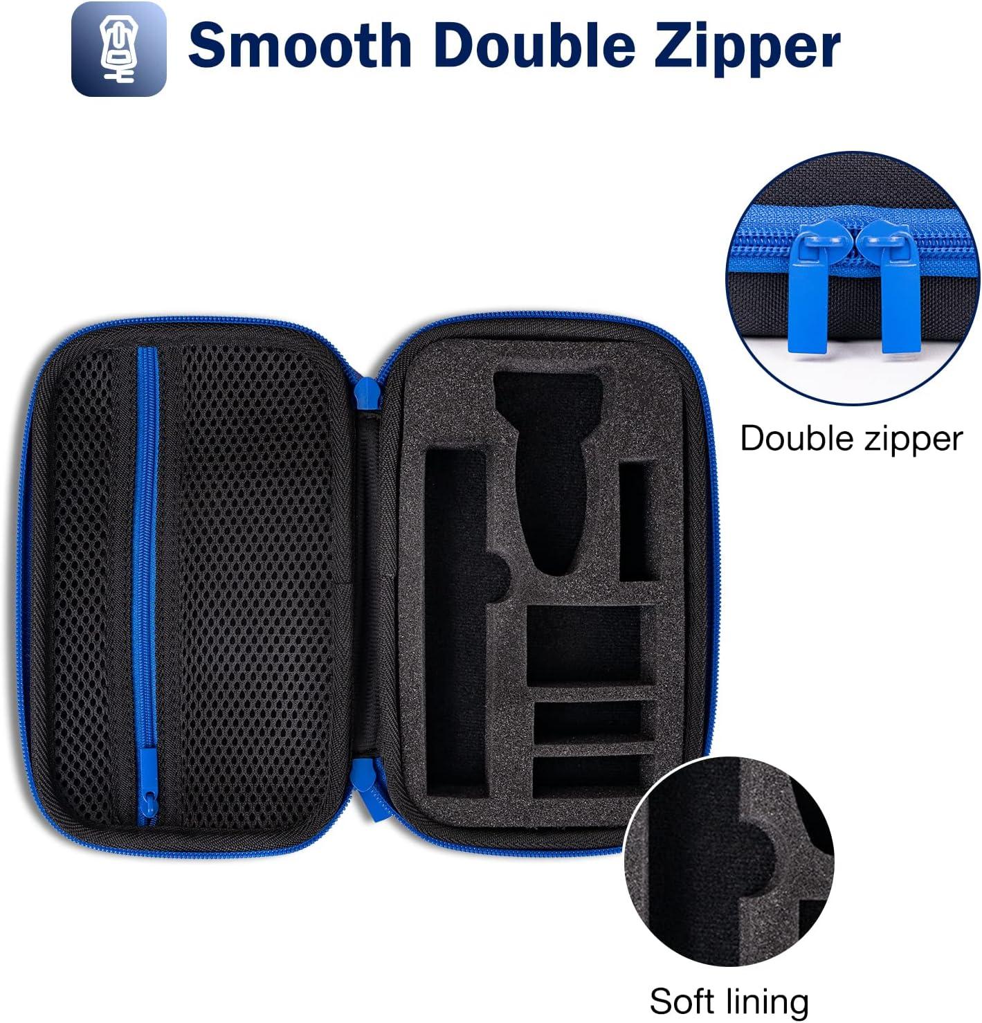 image:imageProCase Hard Travel Case for Man Gillette Styler Beard Trimmer Fathers Day Carrying Storage Bag for Blade Refills Charging Cord Hair Clippers Electric Body Shaver Razor Accessories Black