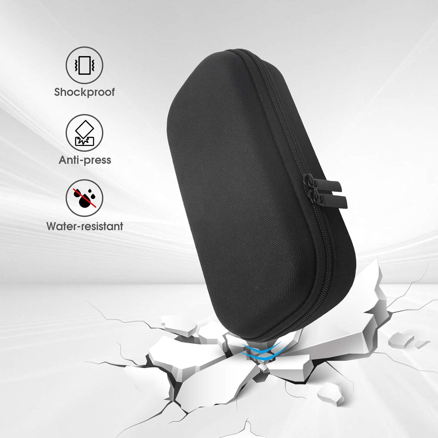 image:imageProCase Insulin Cooler Travel Carrying Case Diabetic Medication Organizer Insulated Cooling Bag with 2 Ice Packs for Insulin Pens Syringe Needle Black