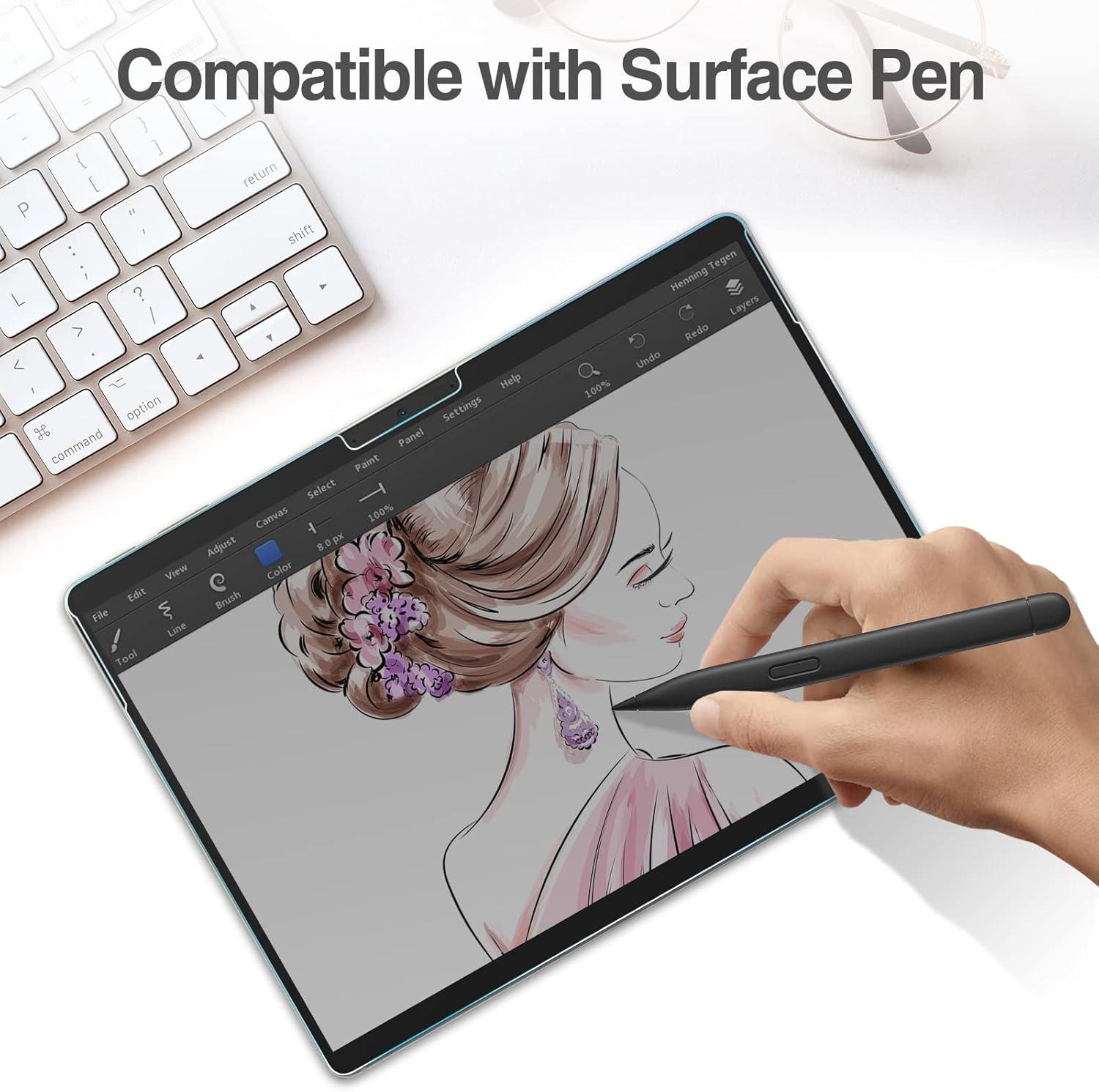 image:imageProCase Microsoft Surface Pro 1110 9 13 inch Privacy Screen Protector AntiSpy Tempered Glass Ultra Thin Tinted Screen Film Guard for 130 inch Surface Pro 1110 9 2024 2022 Release13 PRO 11109