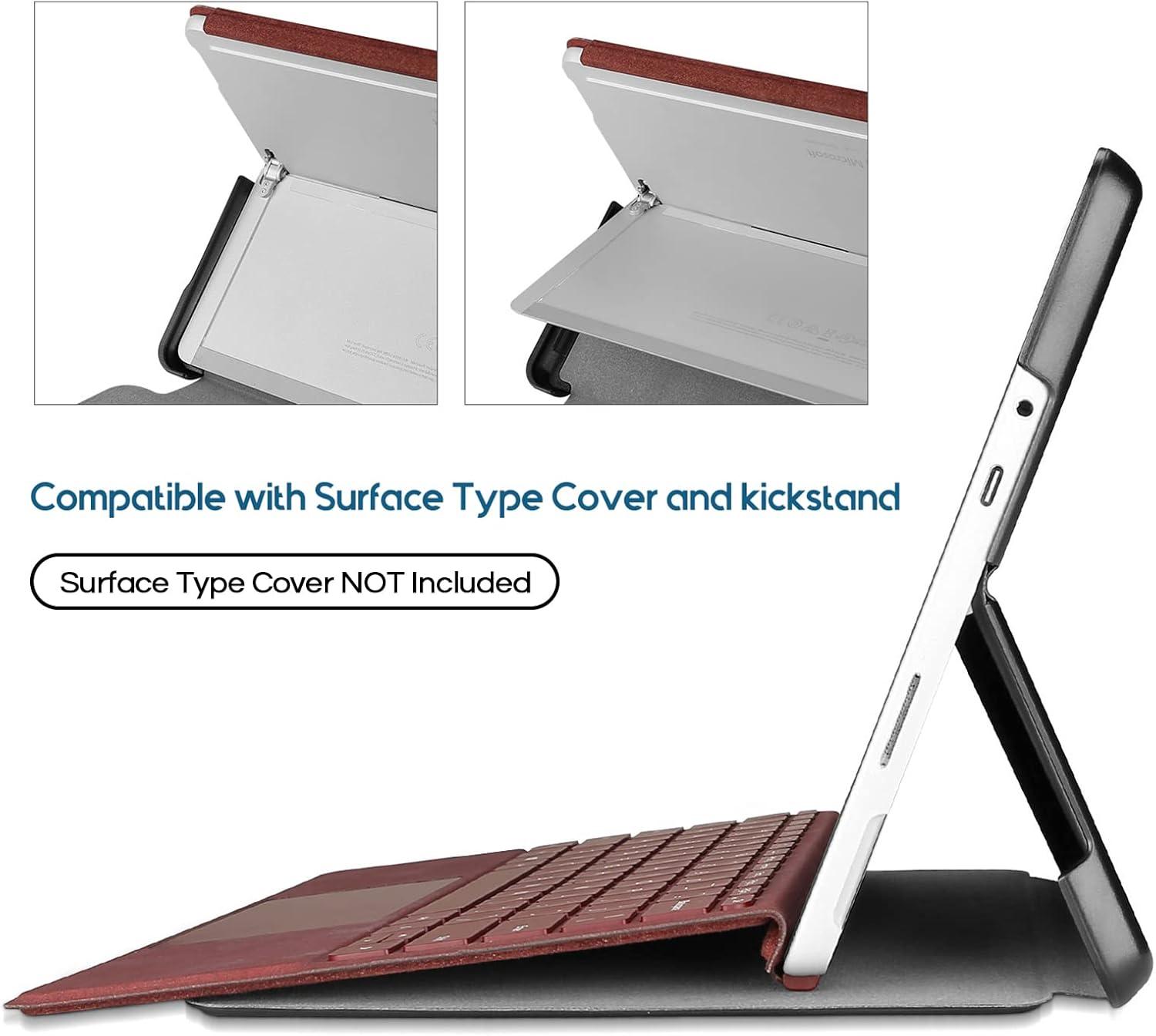 image:imageProCase Protective Case for 105 Inch Surface Go 3 2021 Surface Go 2 202010 Inch Surface Go 2018 Slim Light Smart Cover Stand Hard Shell Compatible with Surface Type Cover NavyBlack