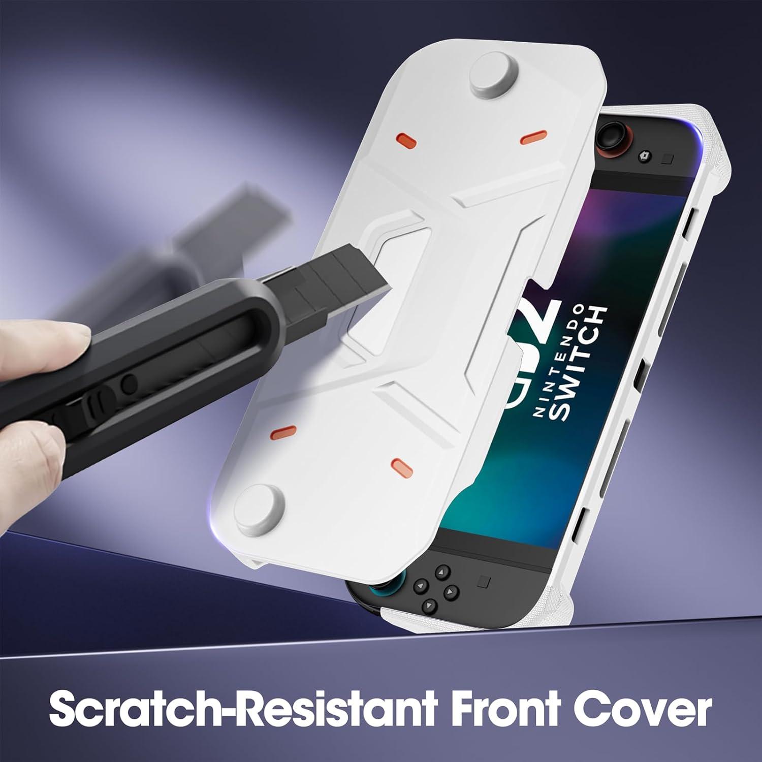 image:imageProCase Protective Case for Nintendo Switch 2 2025 Model Hard PC Front Cover Soft Back Shell with Ergonomic Grip for New 79 Inch Nintendo Switch 2 2025 Release PurpleWhite