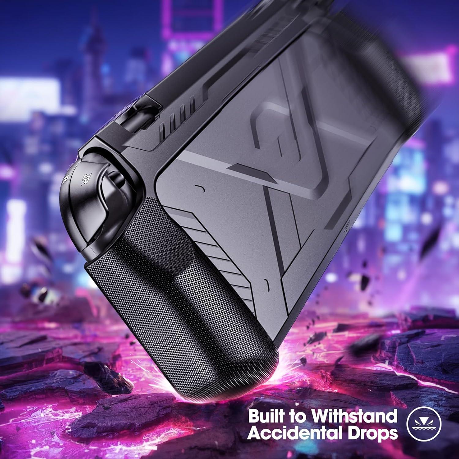 image:imageProCase Protective Case for Nintendo Switch 2 2025 Model Hard PC Front Cover Soft Back Shell with Ergonomic Grip for New 79 Inch Nintendo Switch 2 2025 Release PurpleBlack
