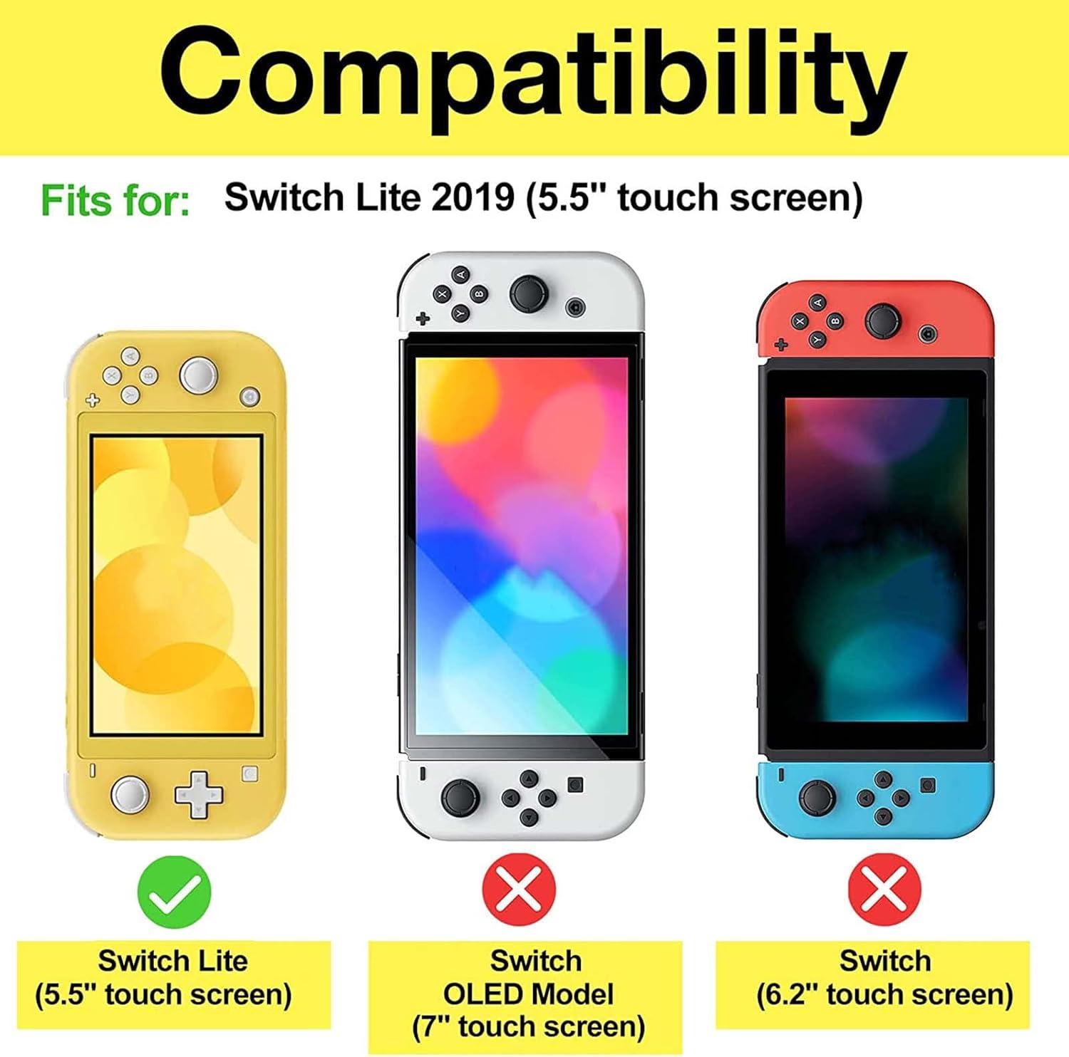 image:imageProCase Protective Cover for Nintendo Switch 2 2025 Case with Ergonomic Grip Shell for Switch 2 Soft TPU Protector Accessories AntiScratch Easy to Install Transparent PinkClear