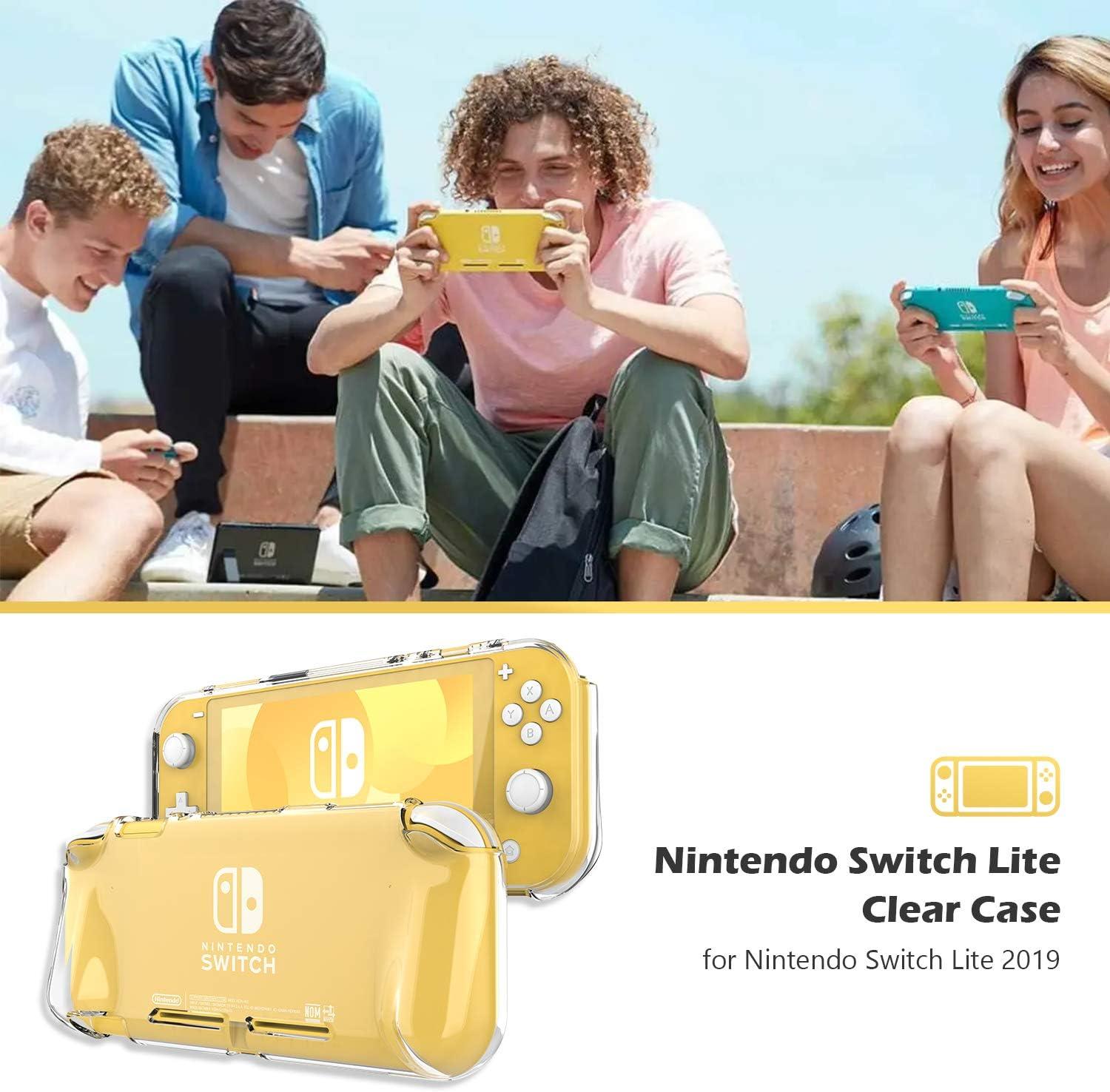 image:imageProCase Protective Cover for Nintendo Switch 2 2025 Case with Ergonomic Grip Shell for Switch 2 Soft TPU Protector Accessories AntiScratch Easy to Install Transparent PinkClear