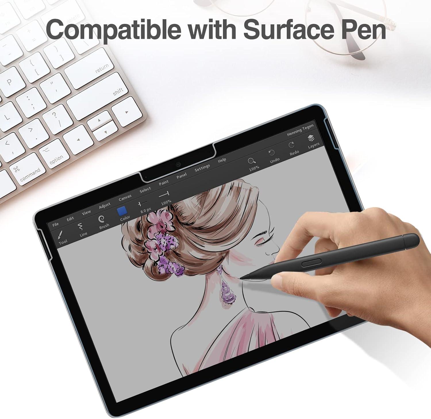 image:imageProCase Surface Go 3 105 2021Surface Go 2 105 2020Surface Go 10 2018 Privacy Screen Protector AntiSpy Tempered Glass Screen Film Guard Ultra Slim Screen Protector for Surface Go 321