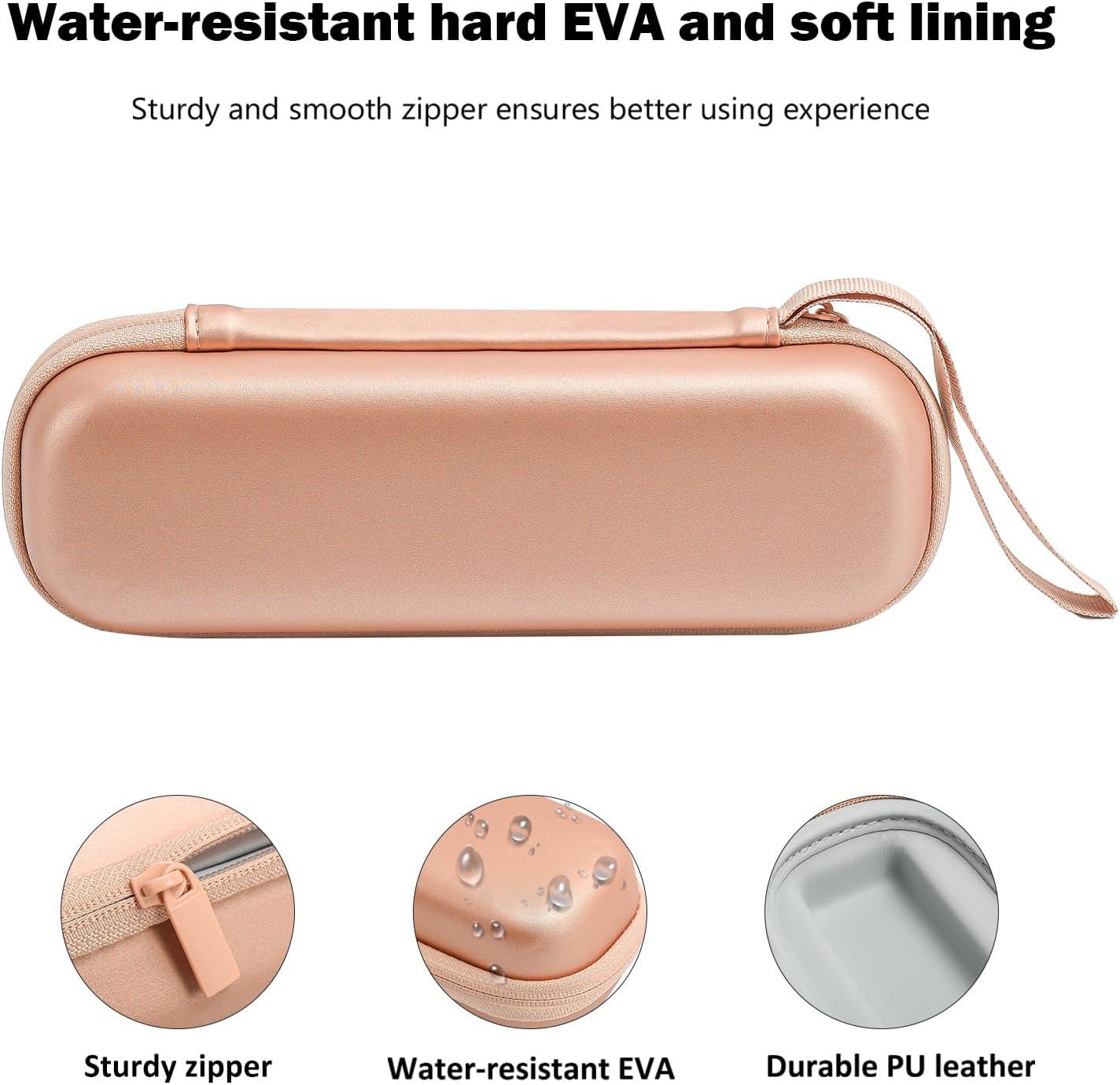 image:imageProCase Toothbrush Travel Case for OralB Pro 1000 1500 3000 5000 7000 Sonicare 5100 6100 AquaSonic Sonic Electric Power Rechargeable Toothbrush Carrying Case Holder Container BlackRosegold
