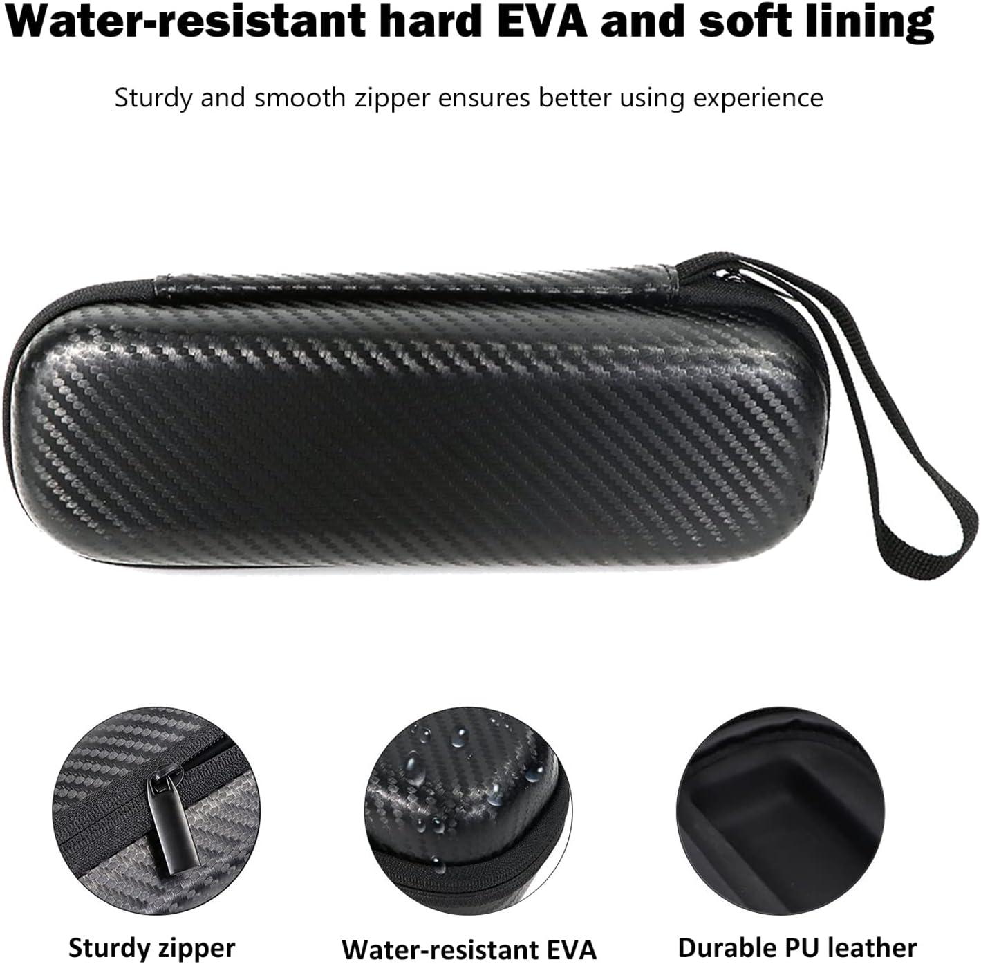 image:imageProCase Toothbrush Travel Case for OralB Pro 1000 1500 3000 5000 7000 Sonicare 5100 6100 AquaSonic Sonic Electric Power Rechargeable Toothbrush Carrying Case Holder Container BlackBlack