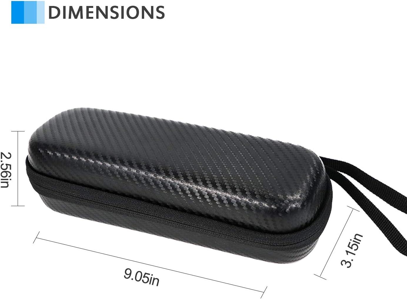 image:imageProCase Toothbrush Travel Case for OralB Pro 1000 1500 3000 5000 7000 Sonicare 5100 6100 AquaSonic Sonic Electric Power Rechargeable Toothbrush Carrying Case Holder Container BlackBlack