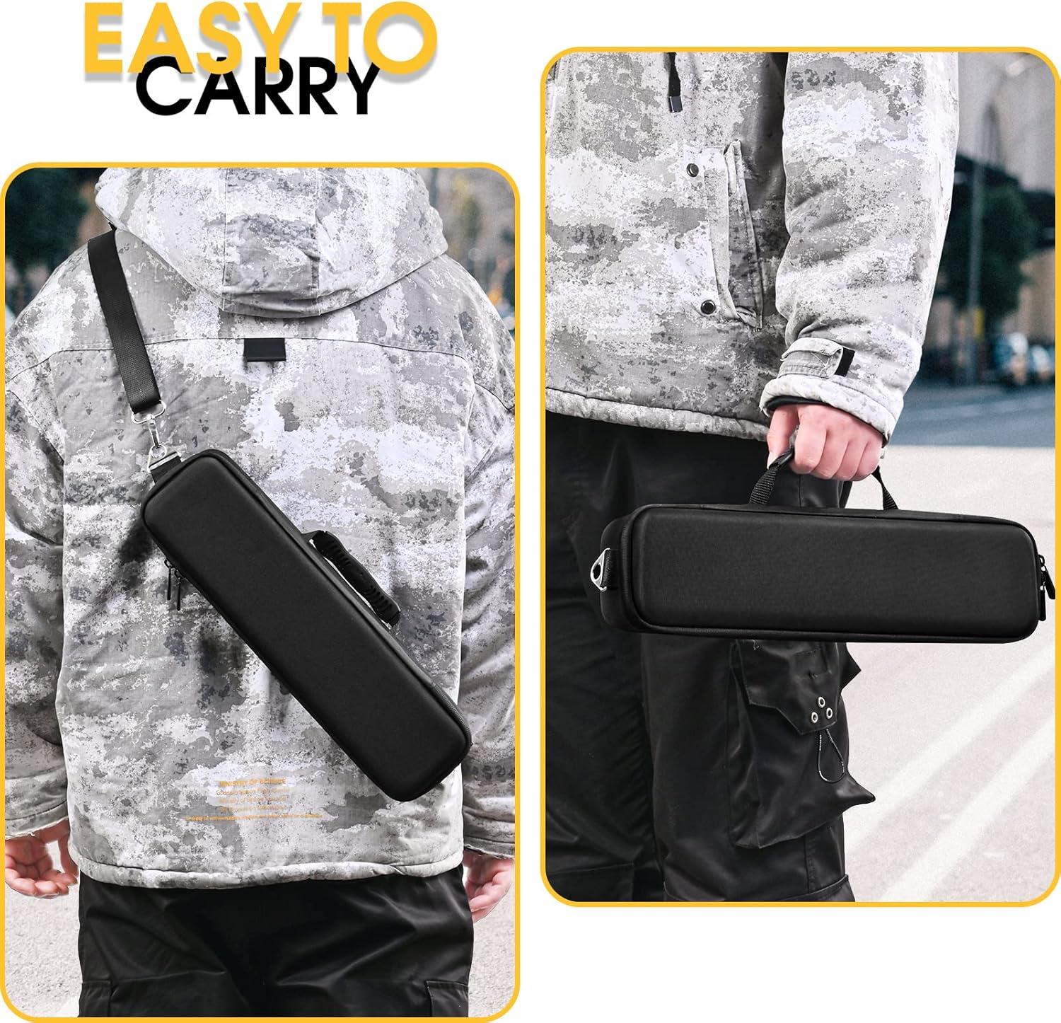 image:imageProCase Trading Card Storage Case with 5 Dividers Carrying Case Store 1200 Cards Durable Playing Card Game Travel Box Top Loader for MTG Cards Against Humanity and Board Game