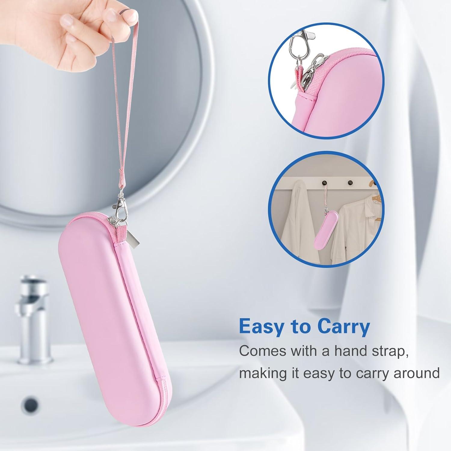 image:imageProCase Travel Case for OralBOralB Pro SmartseriesIO Serie Sonicare Protective Clean Electric Toothbrush Hard EVA Case Cover Storage Bag Holder with Mesh Pocket for Accessories NavyPink