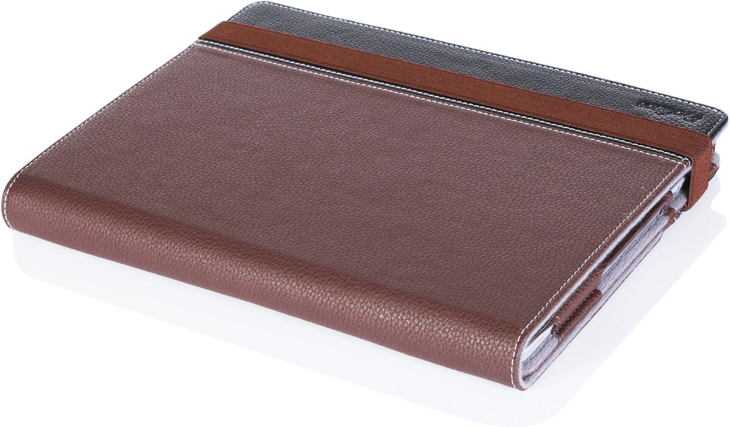 image:imageProCase for Microsoft Surface 3 Case Premium Folio Cover for Microsoft Surface 3 1082015 Release Builtin Stand with Multiple Viewing Angles Exclusive for Surface 3 108 inch BlackBrown