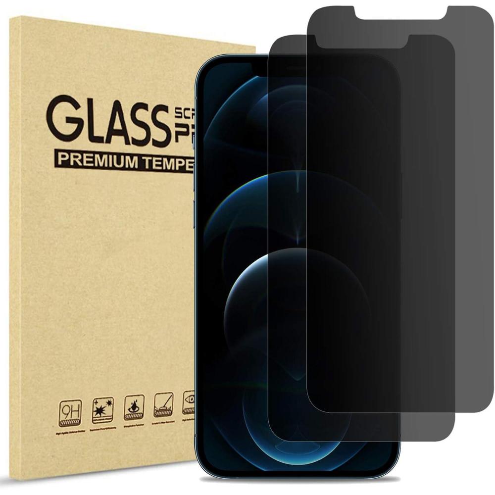 image:imageProCase 2 Pack Privacy Screen Protector for iPhone 12 Pro Max 2020 AntiSpying Tempered Glass Screen Film Guard for iPhone 12 Pro Max 67 Inch 2020
