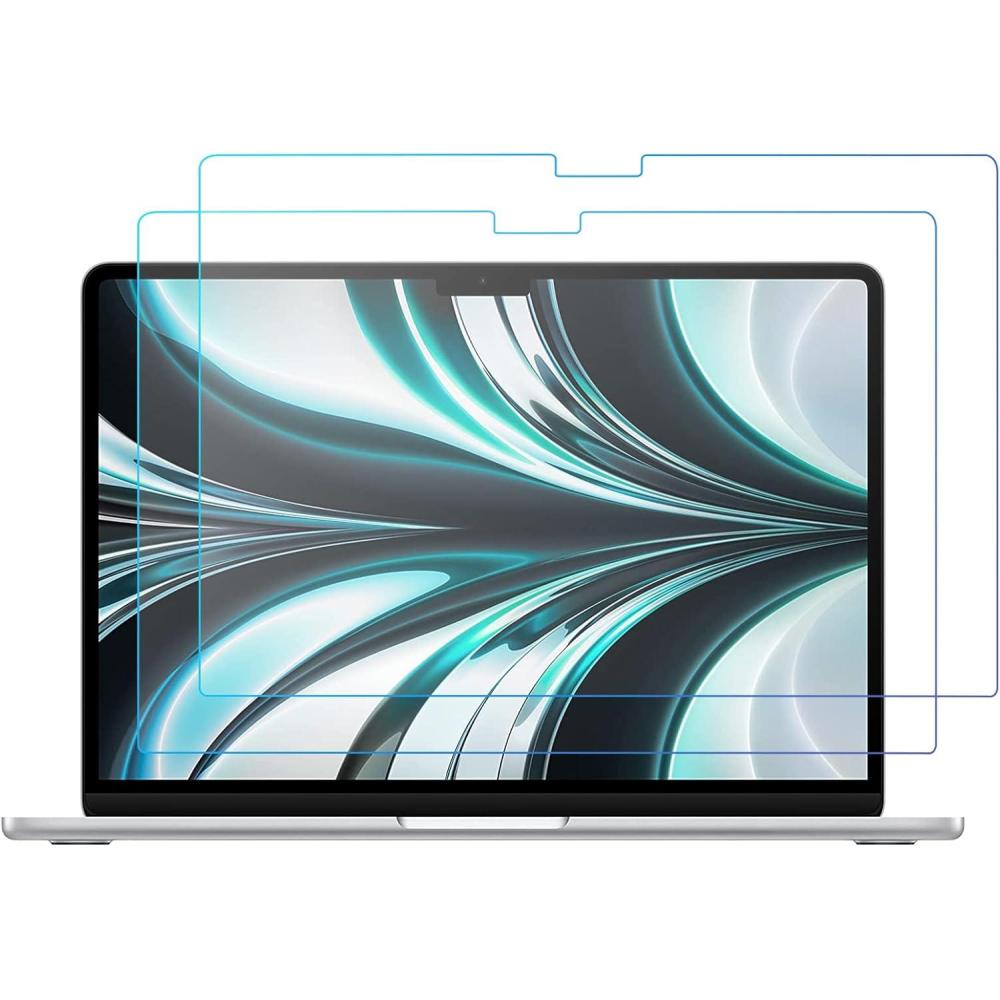 image:imageProCase 2 Pack Transparency Screen Protector for MacBook Air 13 2026 M5 A3449 amp 136 M4 2025 A3240 M3 2024 A3113 M2 2022 A2681 Tempered Glass Film Guard