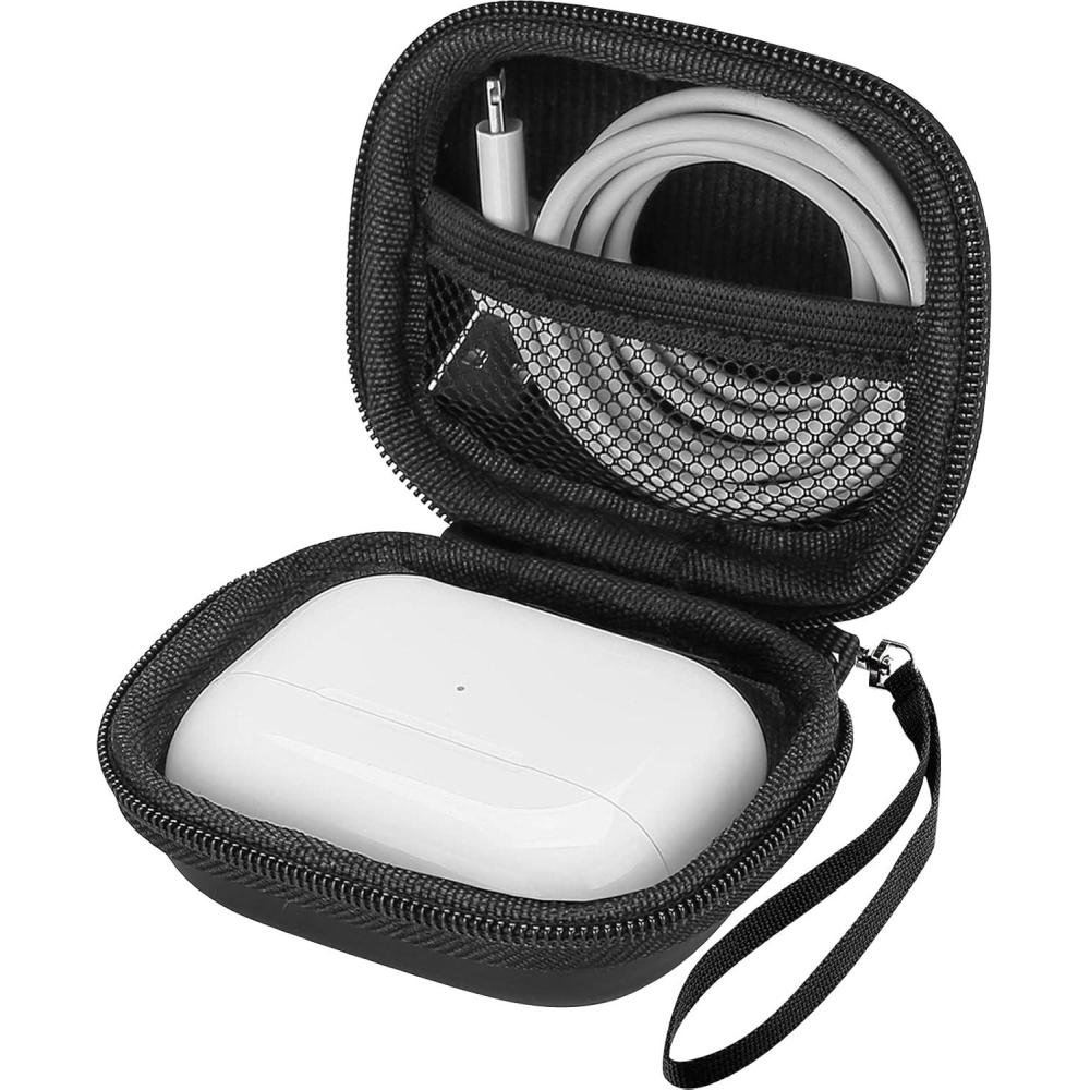 image:imageProCase Compatible for AirPods Pro 2 2022 AirPods 3 2021 AirPods Pro 1 Jabra Elite 75t Beats Studio Buds Hard Travel Carrying Case Storage Pouch Bag for Earbuds Earphones Headphones Black