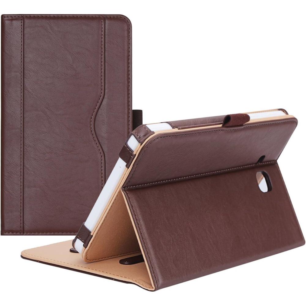 image:imageProCase Galaxy Tab E Lite 70 CaseTab 3 Lite 7 Case Stand Folio Case Cover for Galaxy Tab E Lite 7inch TabletTab 3 Lite 7 with Multiple Viewing Angles Document Card Pocket Brown