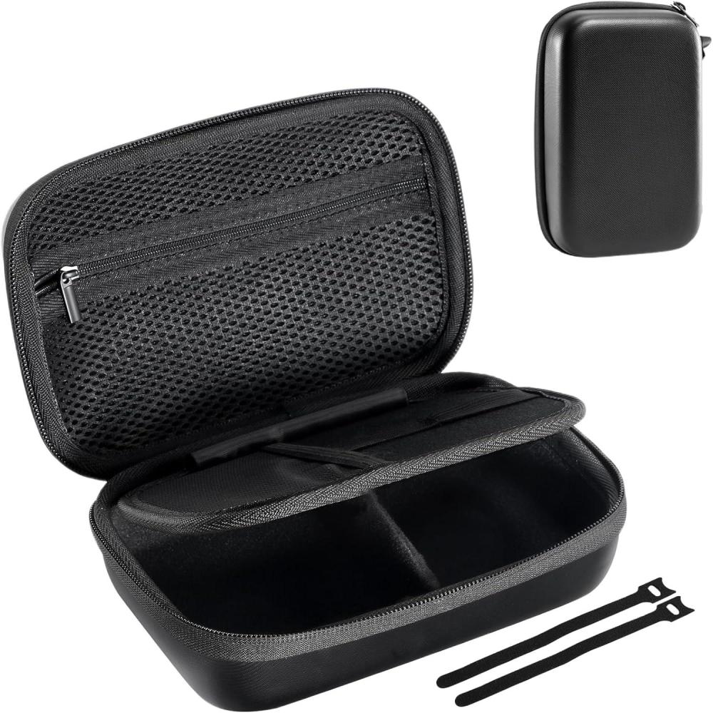 image:imageProCase Hard Travel Electronic Organizer Case for MacBook Power Adapter Chargers Cables Power Bank Apple Magic Mouse Apple Pencil USB Flash Disk SD Card Small Portable Accessories BagShadow Black