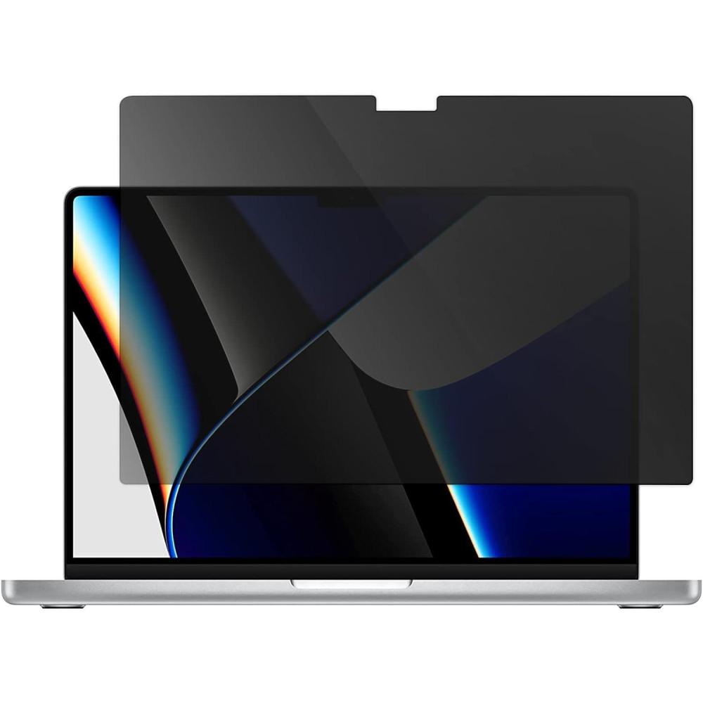 image:imageProCase Privacy Screen Protector for MacBook Pro 14 inch 2026 M5 ProMax amp 142 M4 A3112A3185A3401 2024 2022 2021 AntiSpy Tempered Glass Tinted Screen Film Guard for MacBook Pro 14 M2 M1 ProMax Chip amp Touch ID