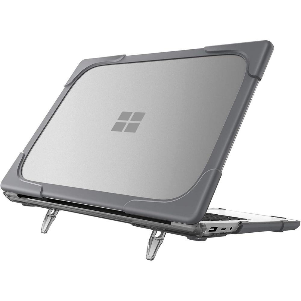 image:imageProCase Protective Case for 15 Inch Surface Laptop 543 Heavy Duty Slim Hard Shell Cover with Foldable Kickstands for 15 Laptop 2022 2021 2019 Old Version Grey