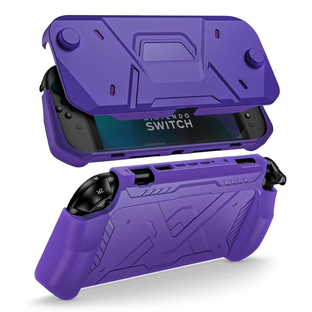 image:imageProCase Protective Case for Nintendo Switch 2 2025 Model Hard PC Front Cover Soft Back Shell with Ergonomic Grip for New 79 Inch Nintendo Switch 2 2025 Release PurplePurple