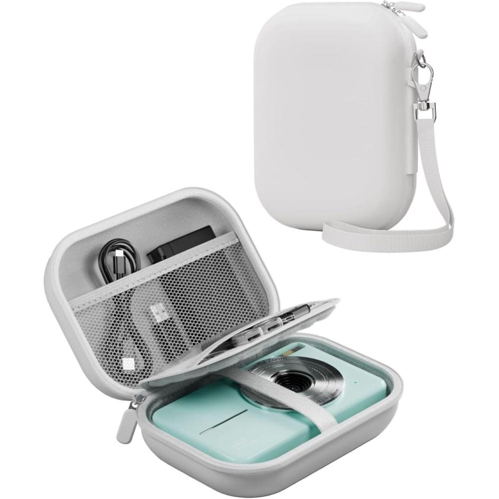 image:imageProCase Small Digital Camera Case for KODAK PIXPRO FZ55FZ53FZ45FZ43 Hard Shell Camera Case Cute Compact Travel Carrying Protective Camera Storage Case for Kids BlackWhite