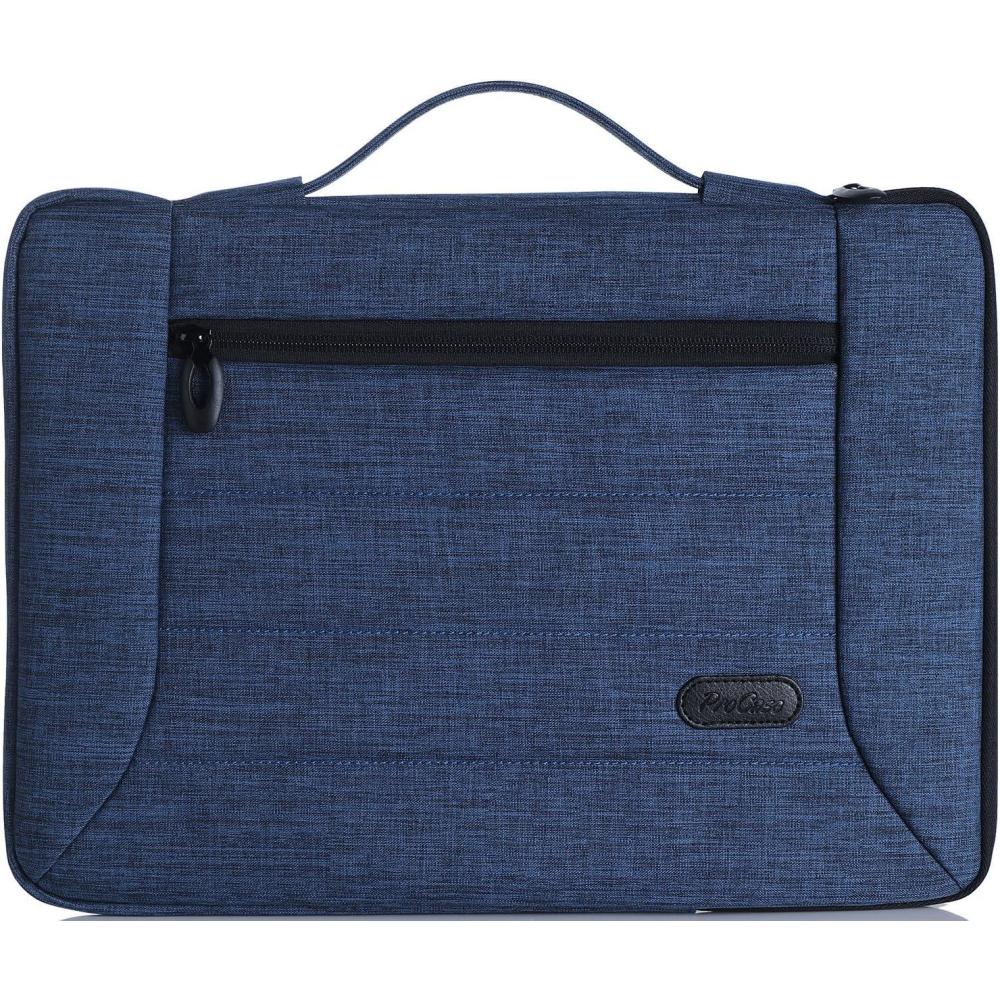 image:imageProCase Tablet Laptop Bag Sleeve Case Cover with Size Zipper Protective Sleeve Bag for Tablet Laptop Ultrabook Notebook MacBookNavy